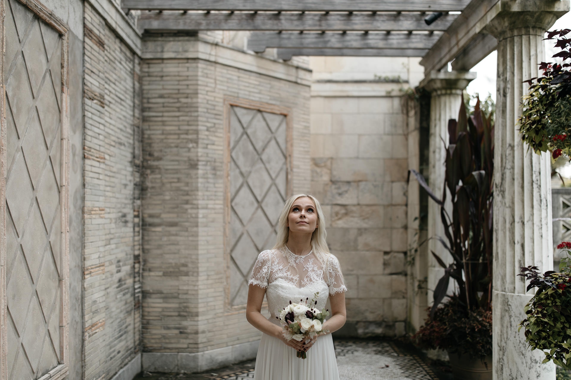 Elopement Untermyer Gardens in New York City by Jean-Laurent Gaudy