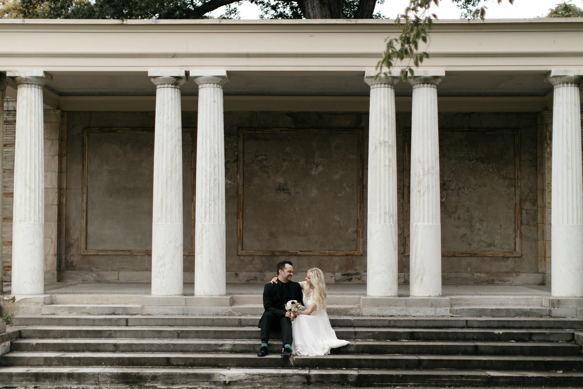 Elopement Untermyer Gardens in New York City by Jean-Laurent Gaudy