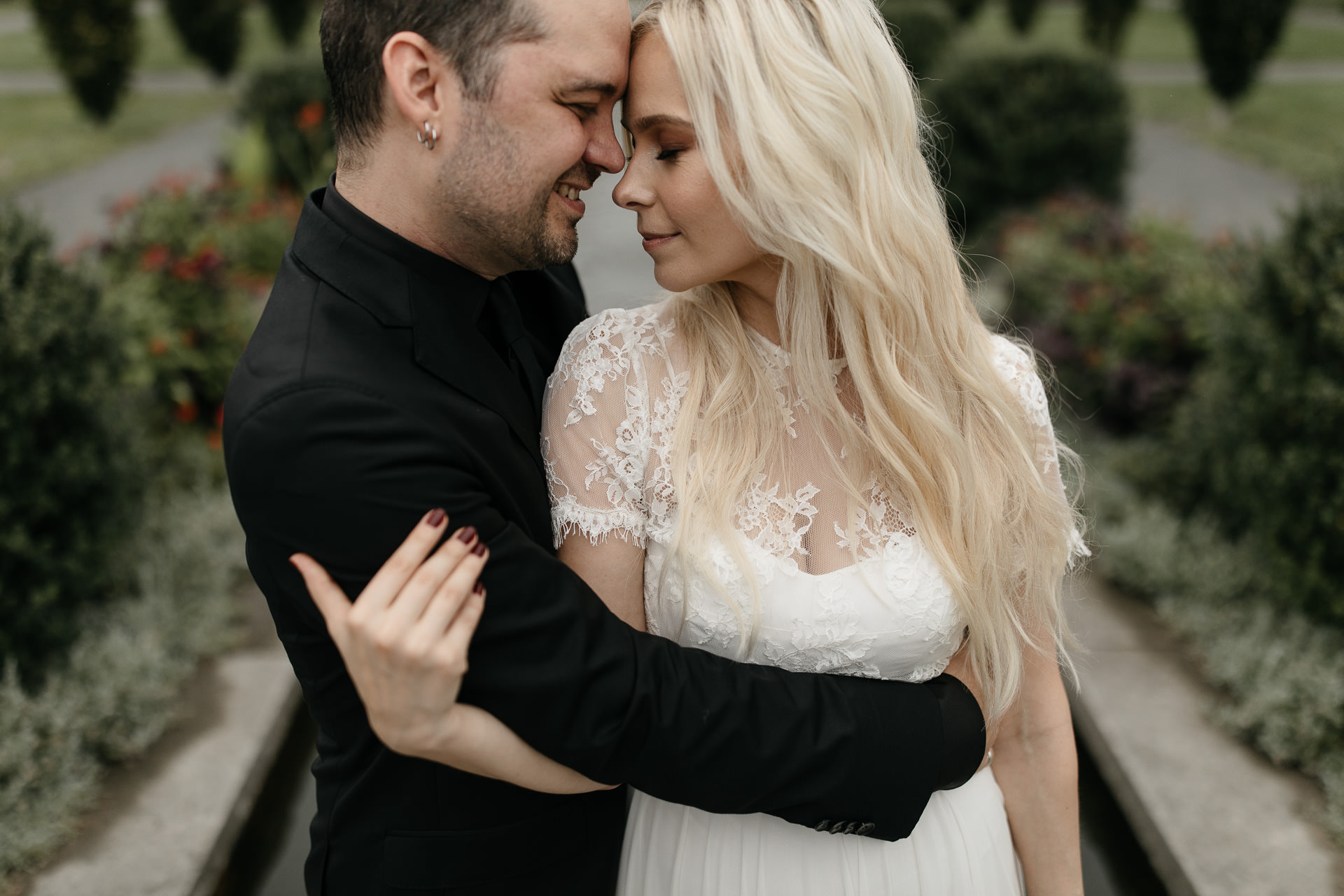 Elopement Untermyer Gardens in New York City by Jean-Laurent Gaudy