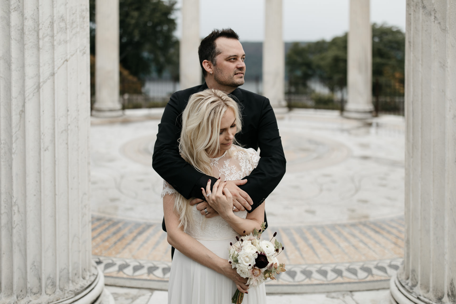 Elopement Untermyer Gardens in New York City by Jean-Laurent Gaudy