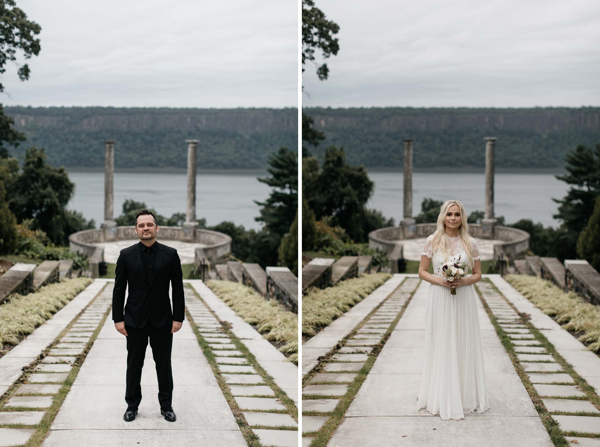 Elopement Untermyer Gardens in New York City by Jean-Laurent Gaudy