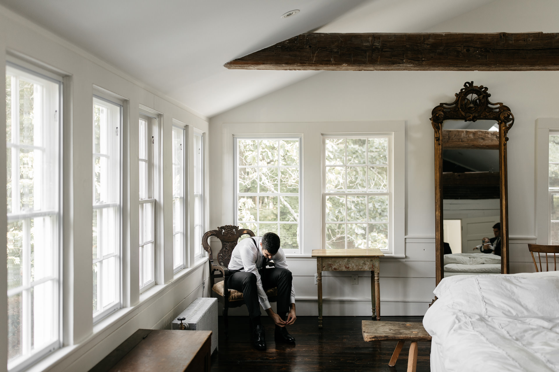 Floating FarmHouse Intimate Wedding in Upstate New York by Jean-Laurent Gaudy