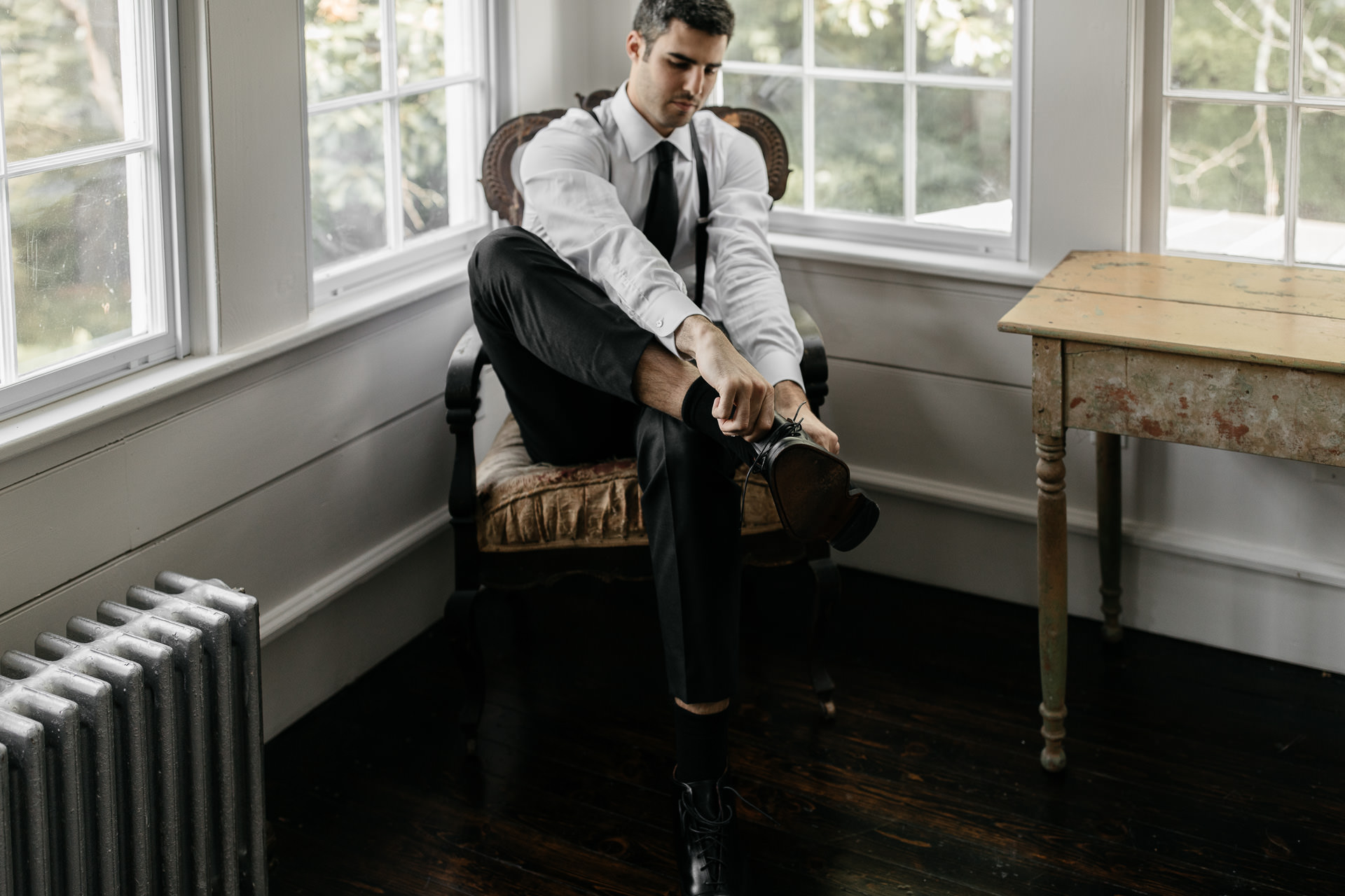 Floating FarmHouse Intimate Wedding in Upstate New York by Jean-Laurent Gaudy