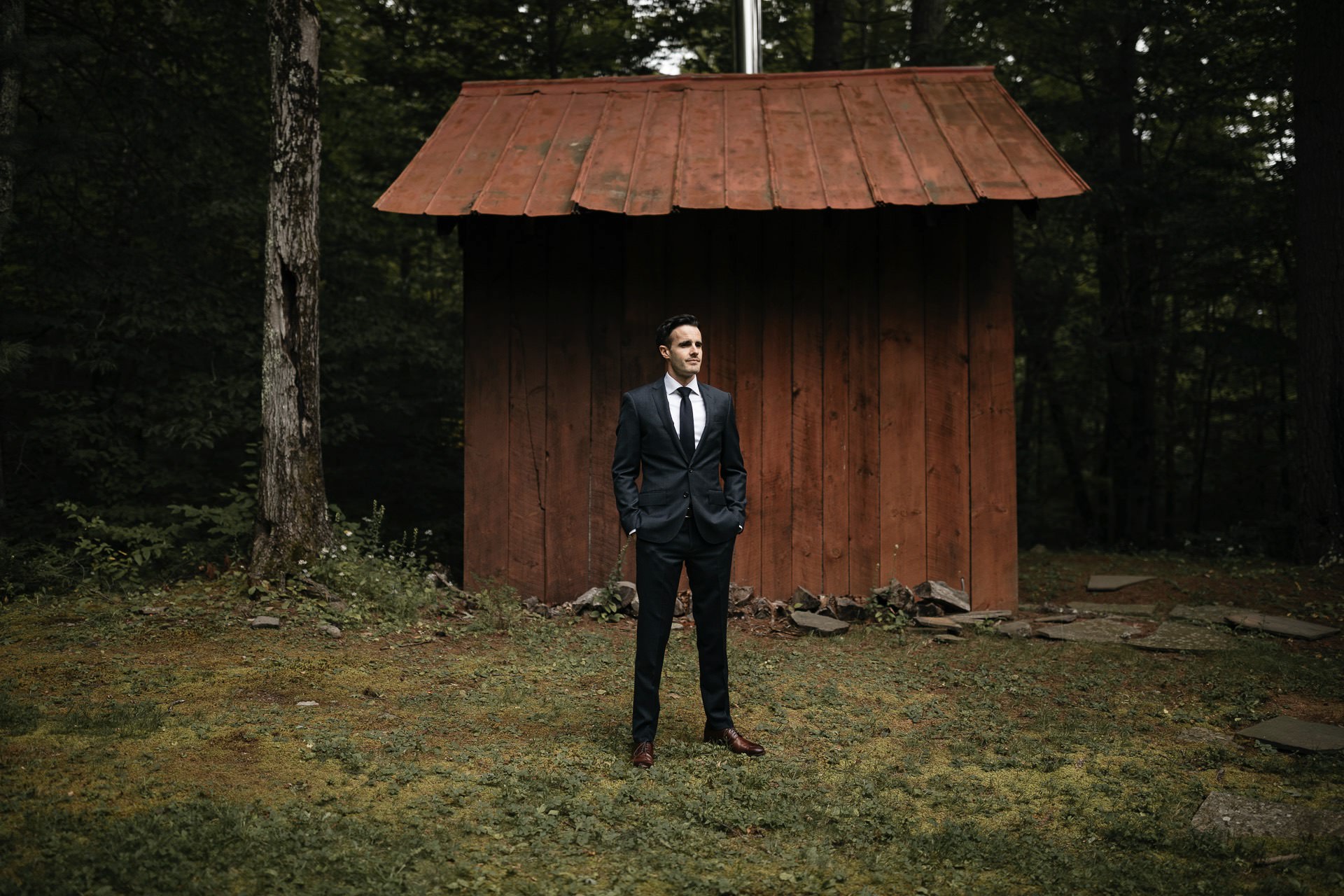 Isabel & Robbie Romantic Catskills Wedding in mount Tremper by Jean-Laurent Gaudy