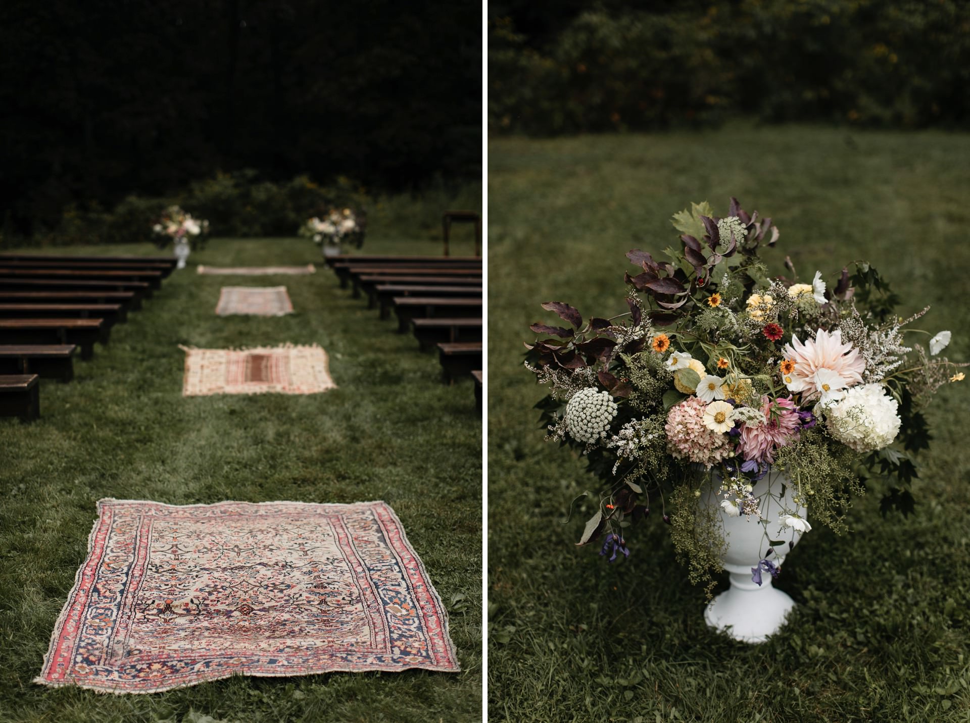 Isabel & Robbie Romantic Catskills Wedding in mount Tremper by Jean-Laurent Gaudy
