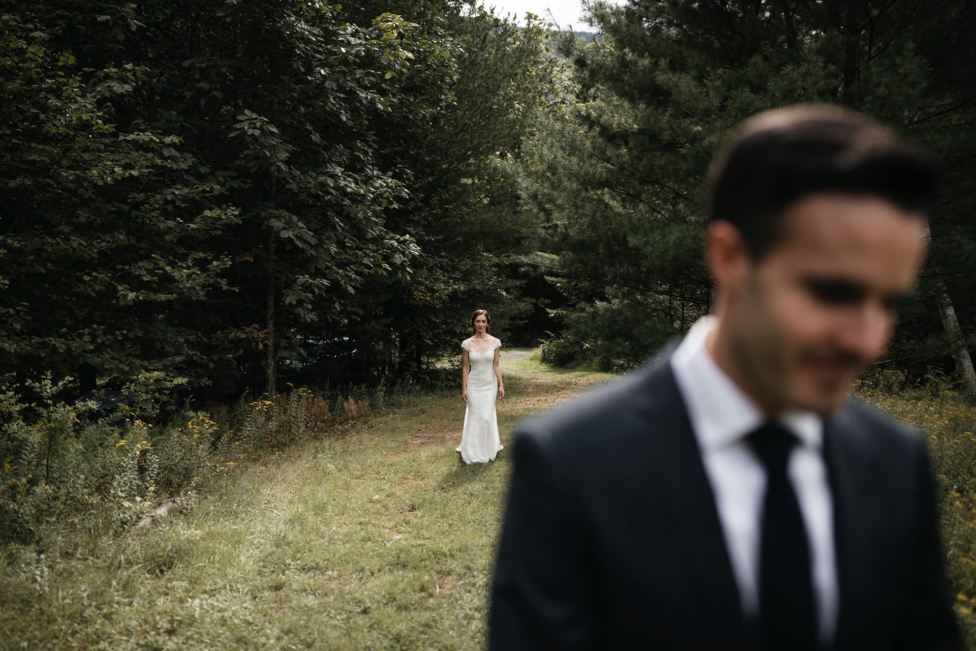 Isabel & Robbie Romantic Catskills Wedding in mount Tremper by Jean-Laurent Gaudy