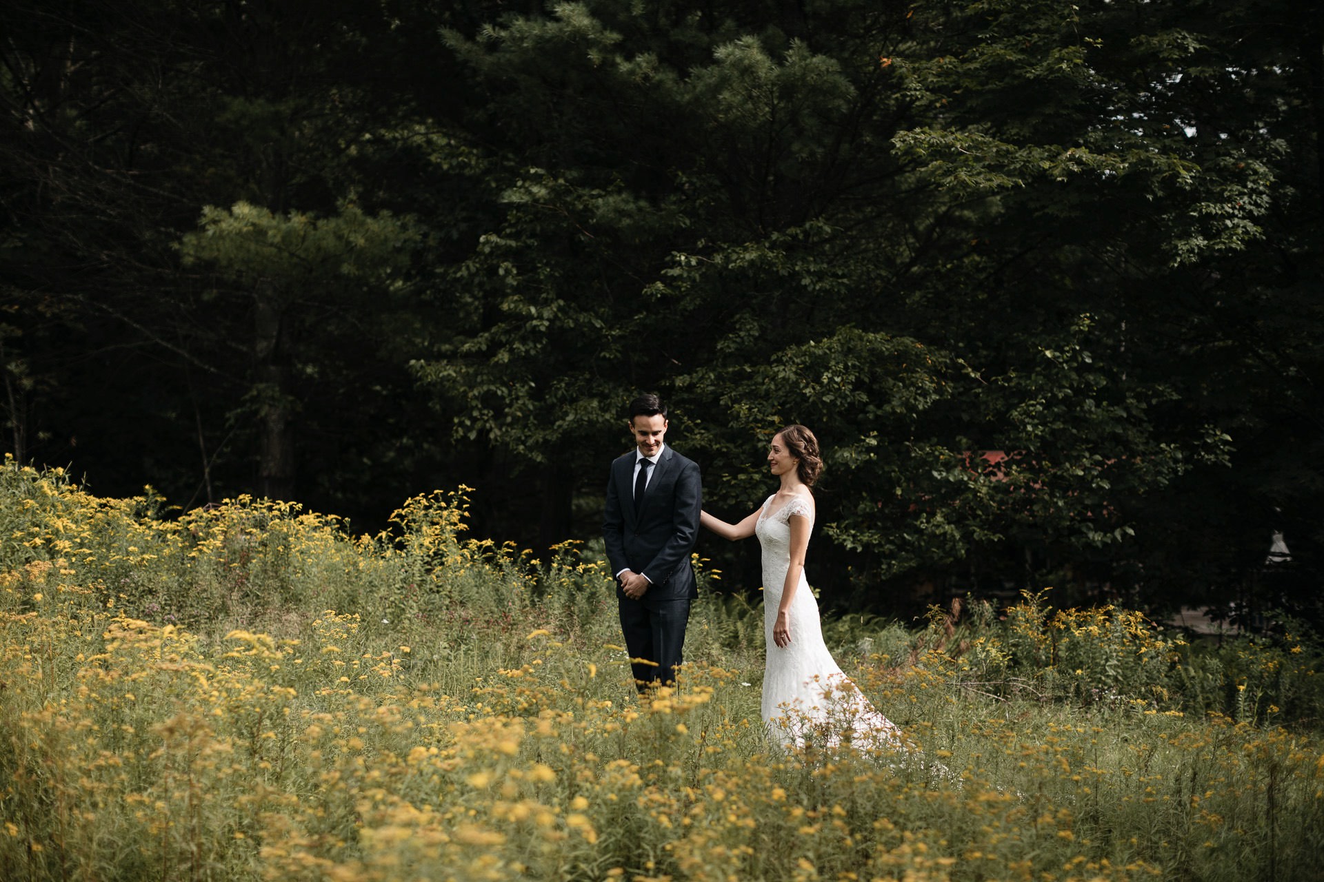 Isabel & Robbie Romantic Catskills Wedding in mount Tremper by Jean-Laurent Gaudy