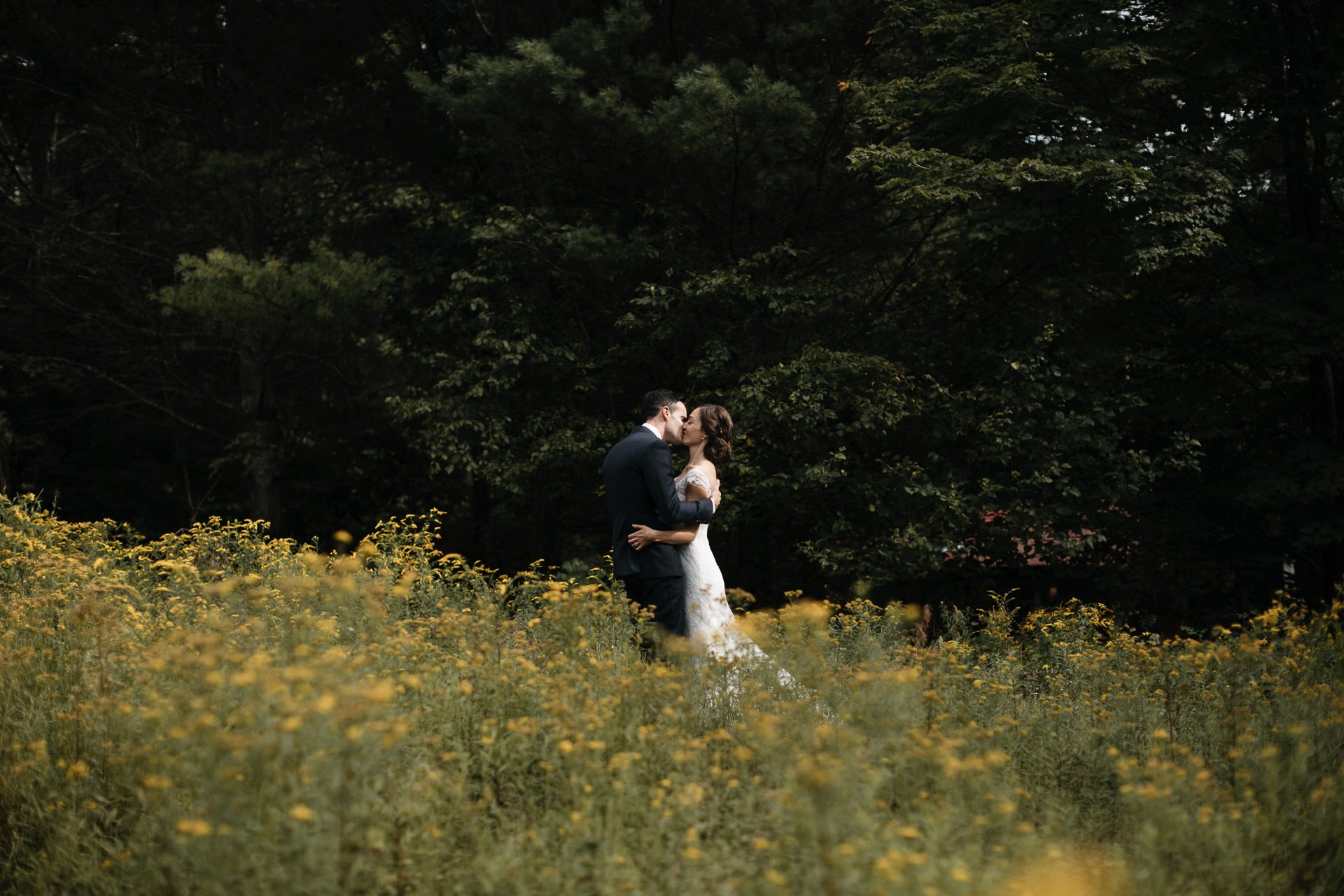 Isabel & Robbie Romantic Catskills Wedding in mount Tremper by Jean-Laurent Gaudy