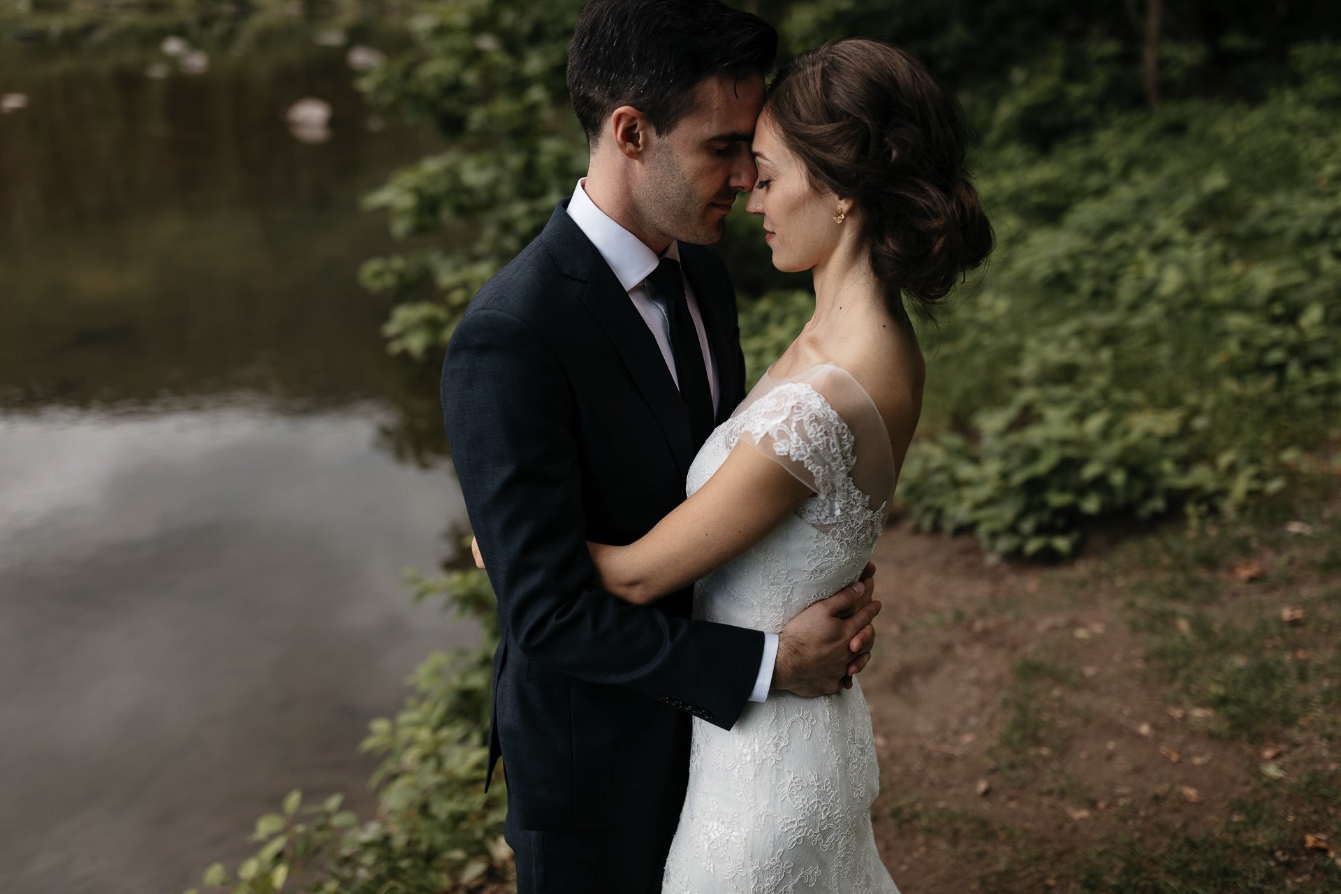 Isabel & Robbie Romantic Catskills Wedding in mount Tremper by Jean-Laurent Gaudy