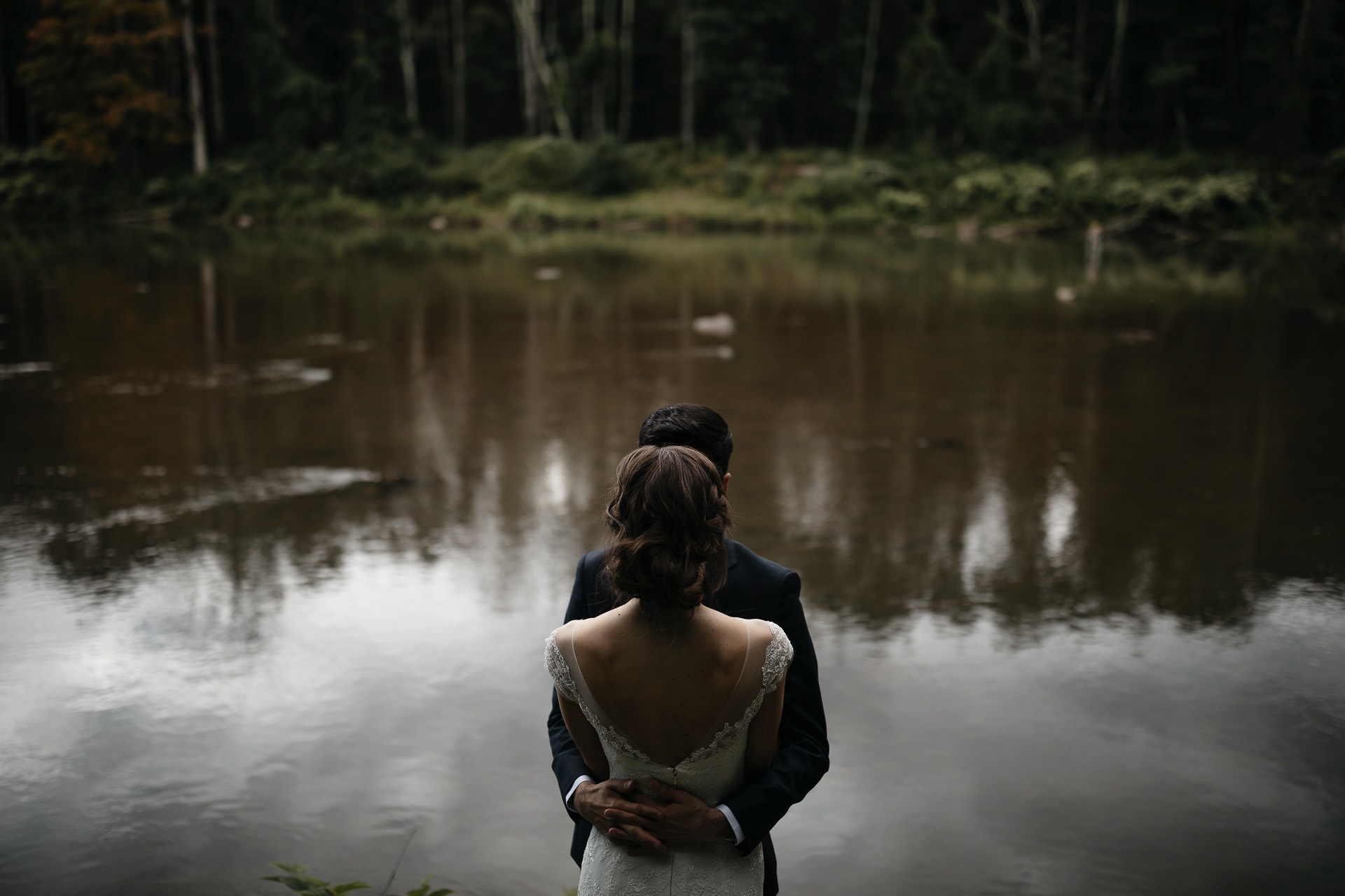Isabel & Robbie Romantic Catskills Wedding in mount Tremper by Jean-Laurent Gaudy