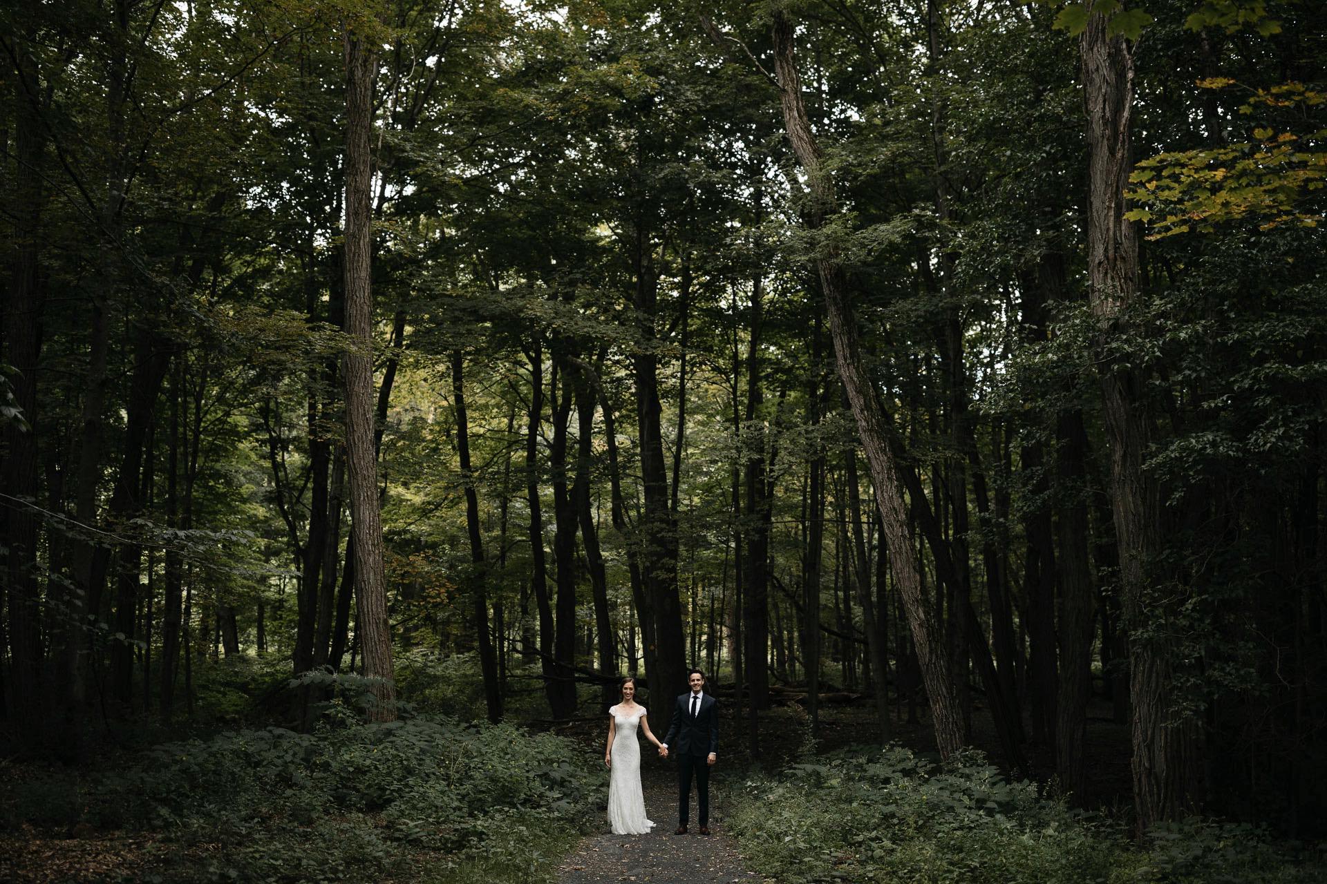 Isabel & Robbie Romantic Catskills Wedding in mount Tremper by Jean-Laurent Gaudy