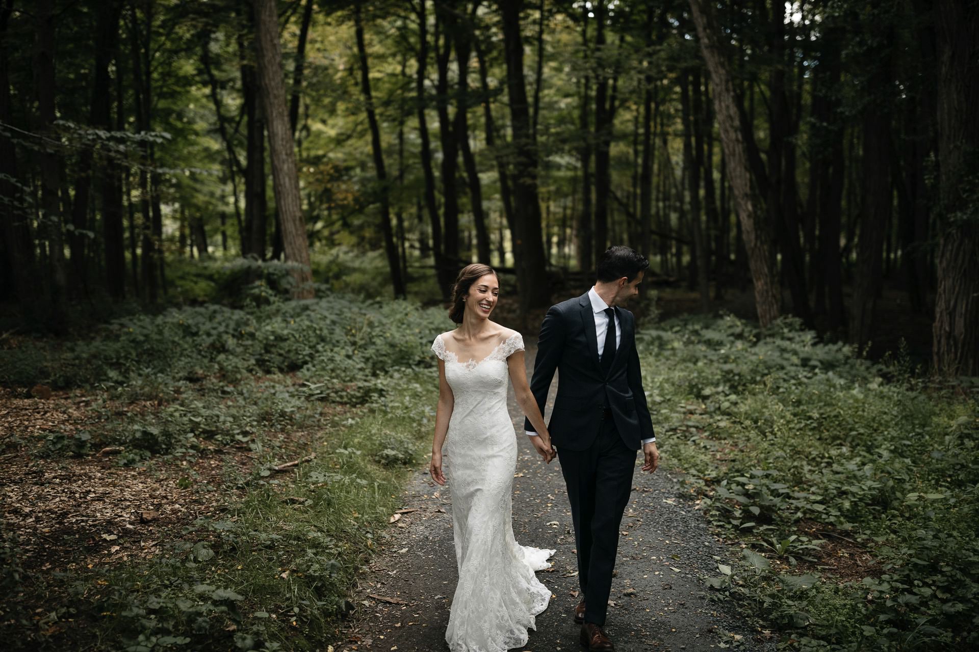 Isabel & Robbie Romantic Catskills Wedding in mount Tremper by Jean-Laurent Gaudy