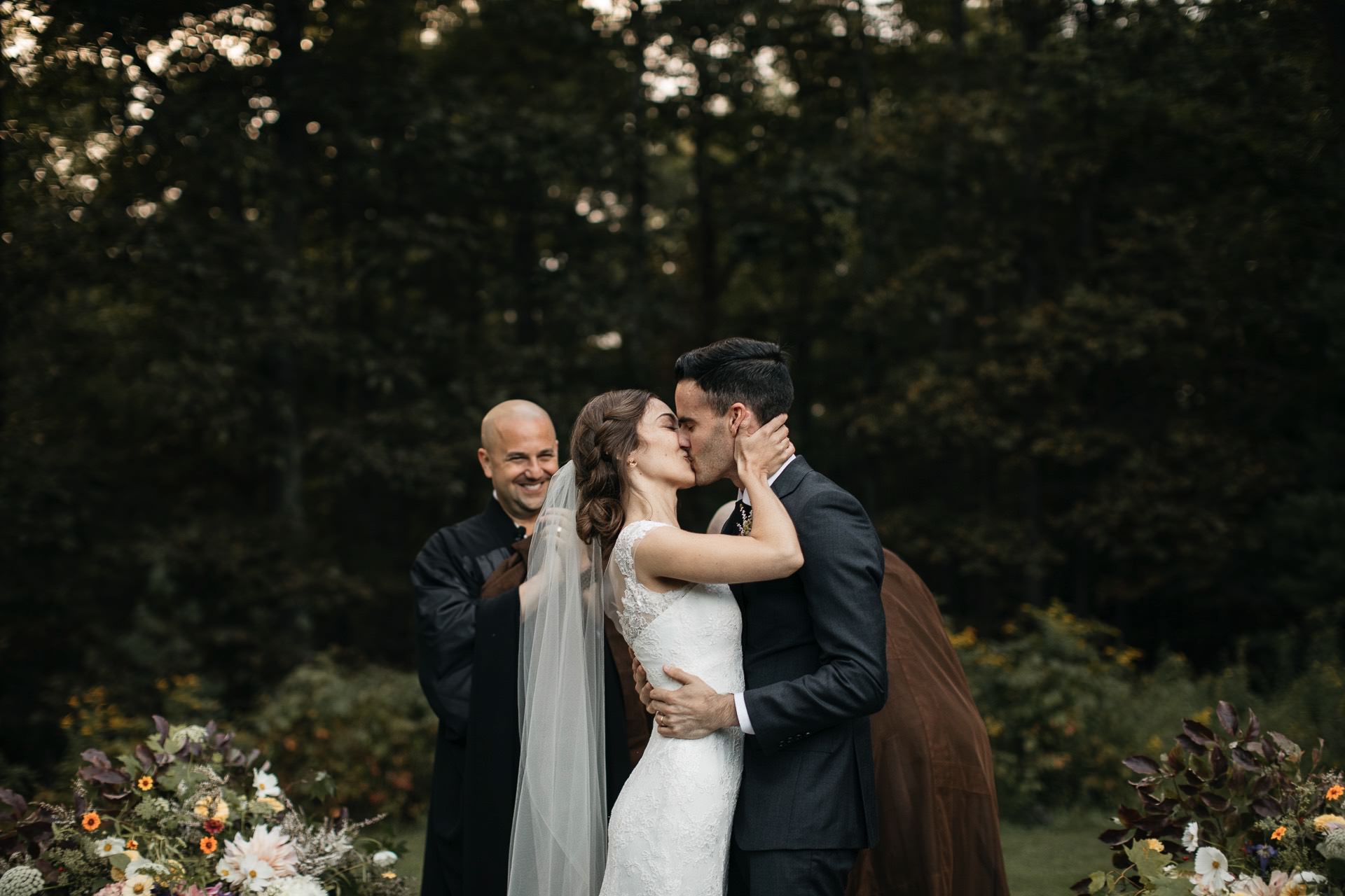 Isabel & Robbie Romantic Catskills Wedding in mount Tremper by Jean-Laurent Gaudy