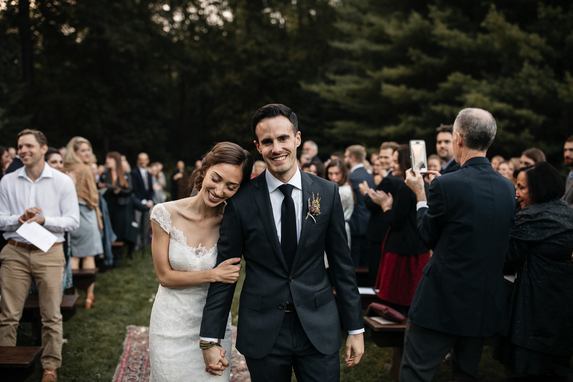 Isabel & Robbie Romantic Catskills Wedding in mount Tremper by Jean-Laurent Gaudy