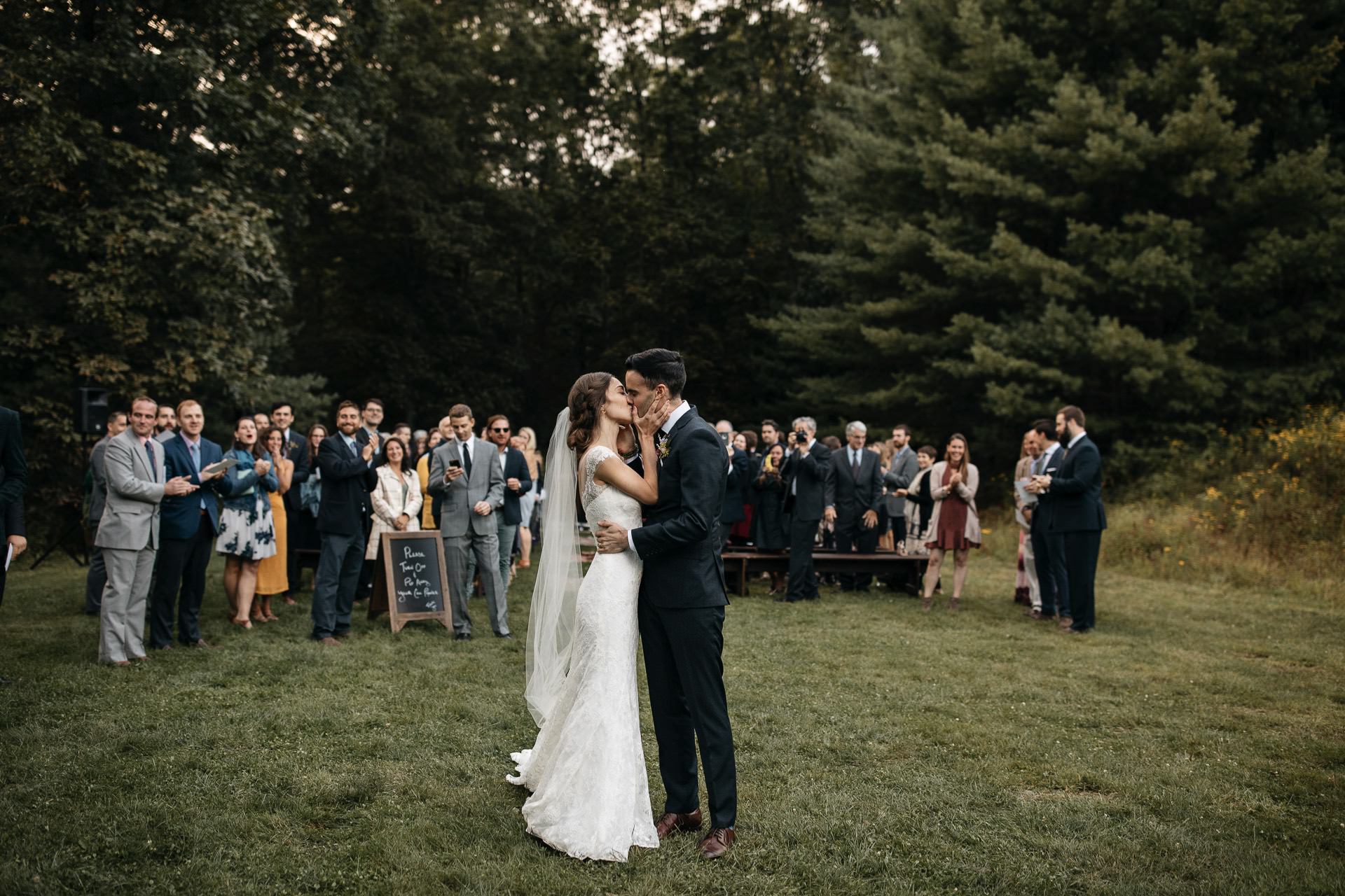 Isabel & Robbie Romantic Catskills Wedding in mount Tremper by Jean-Laurent Gaudy