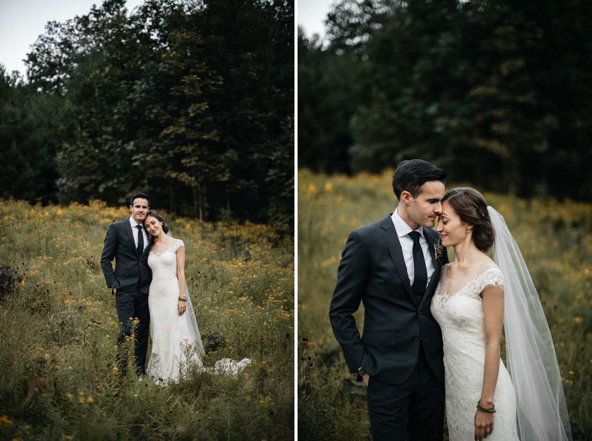 Isabel & Robbie Romantic Catskills Wedding in mount Tremper by Jean-Laurent Gaudy
