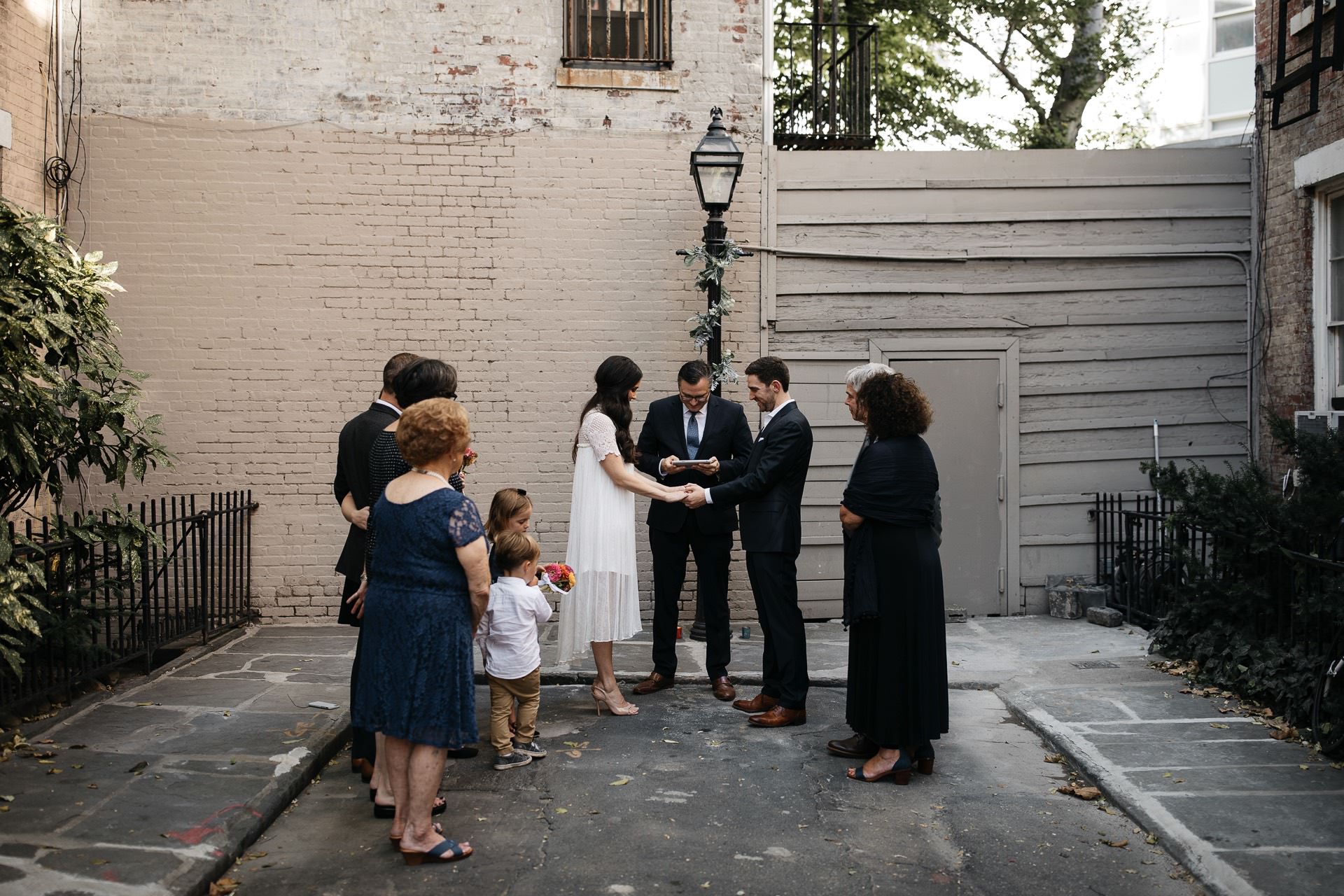 Emmy & Jesse Intimate New York Elopement in West Village, New York, by Jean-Laurent Gaudy