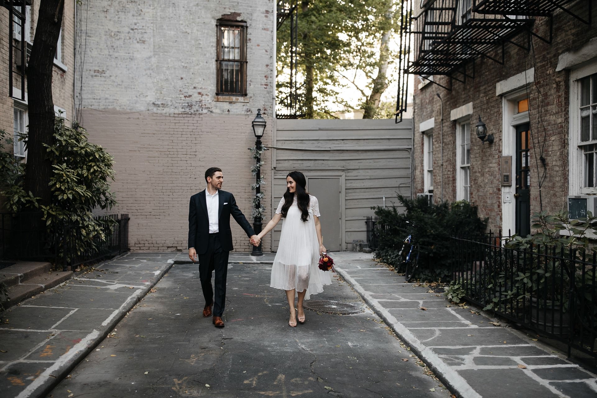 Emmy & Jesse Intimate New York Elopement in West Village, New York, by Jean-Laurent Gaudy
