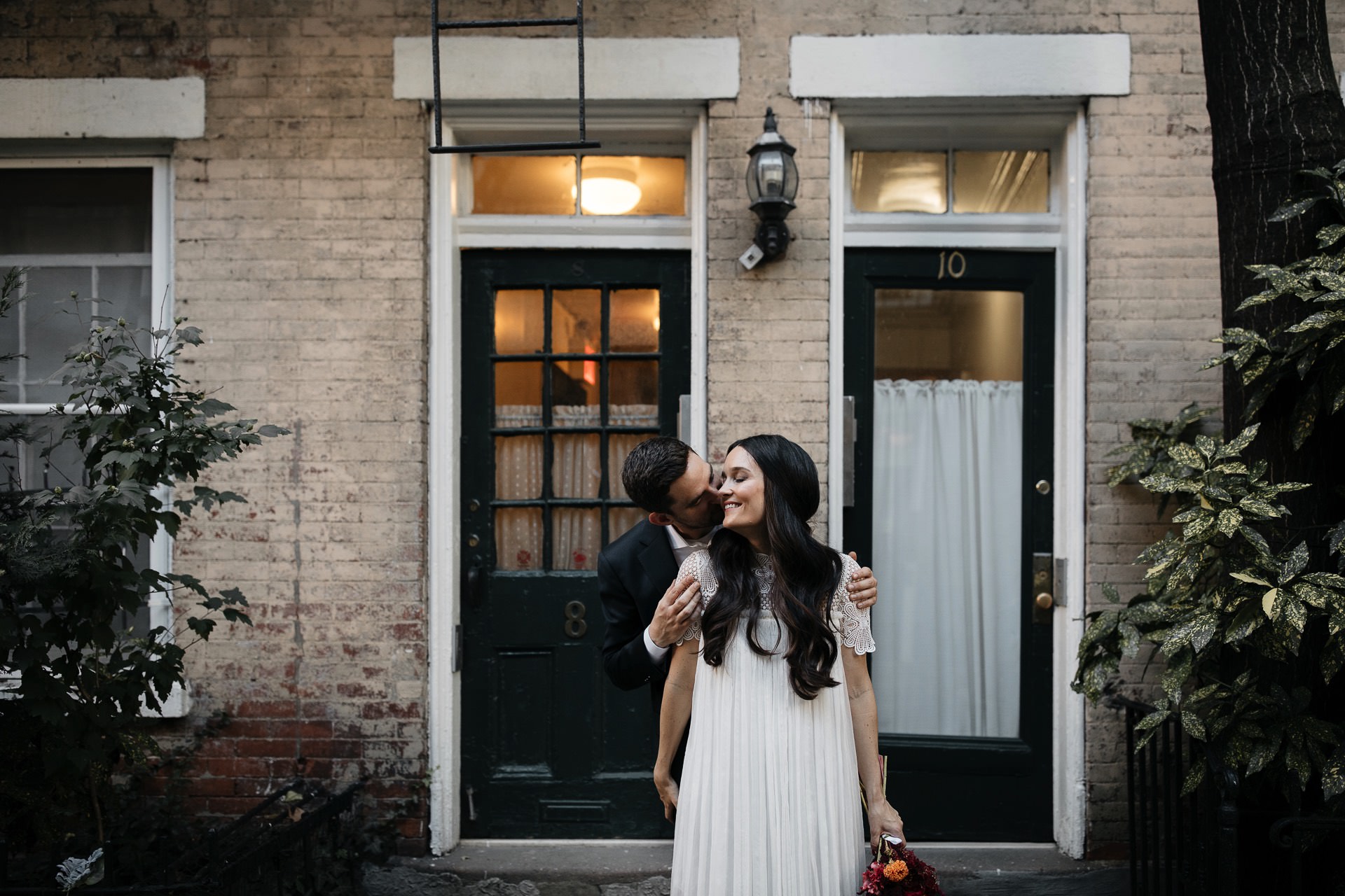 Emmy & Jesse Intimate New York Elopement in West Village, New York, by Jean-Laurent Gaudy