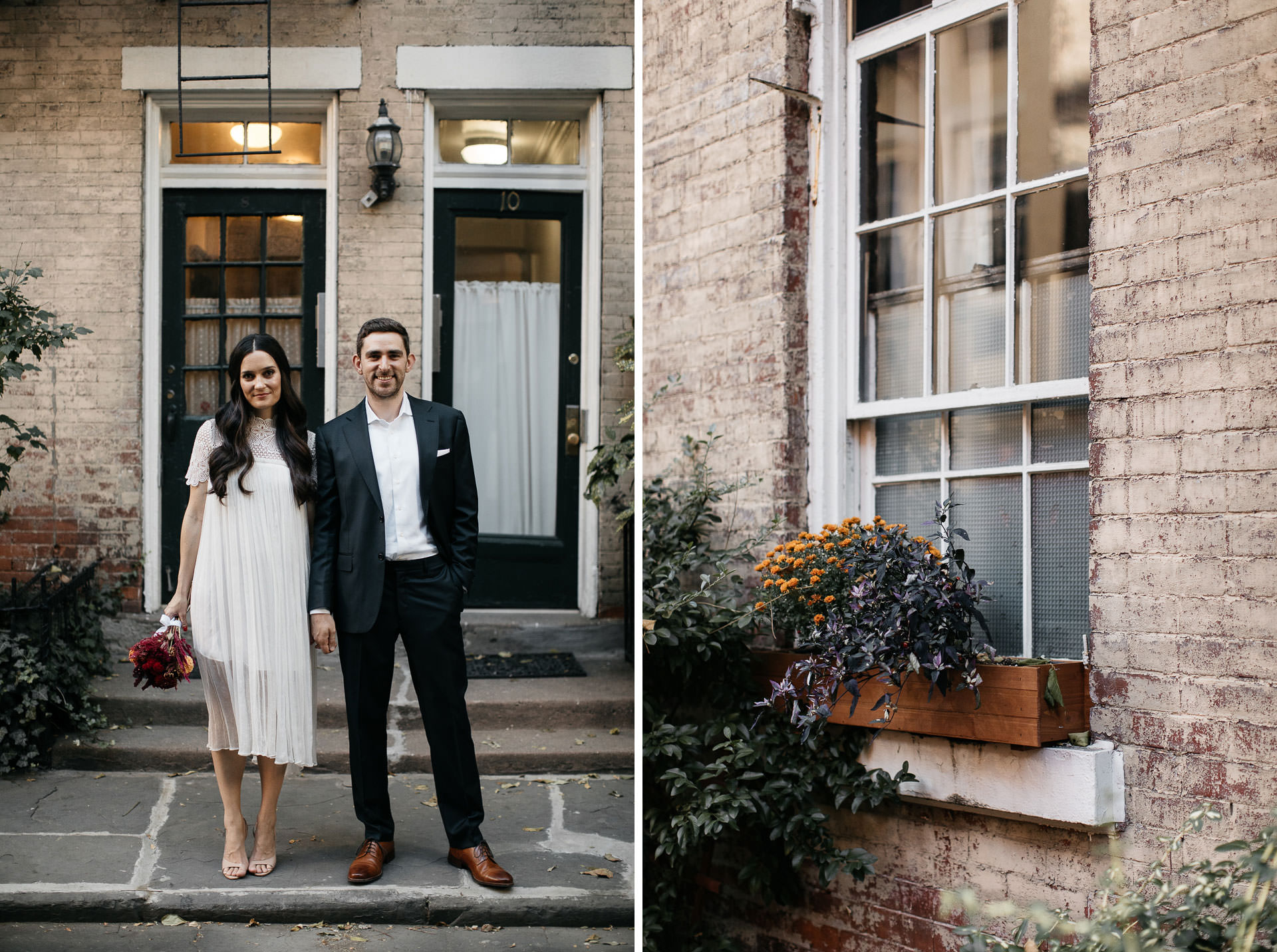 Emmy & Jesse Intimate New York Elopement in West Village, New York, by Jean-Laurent Gaudy
