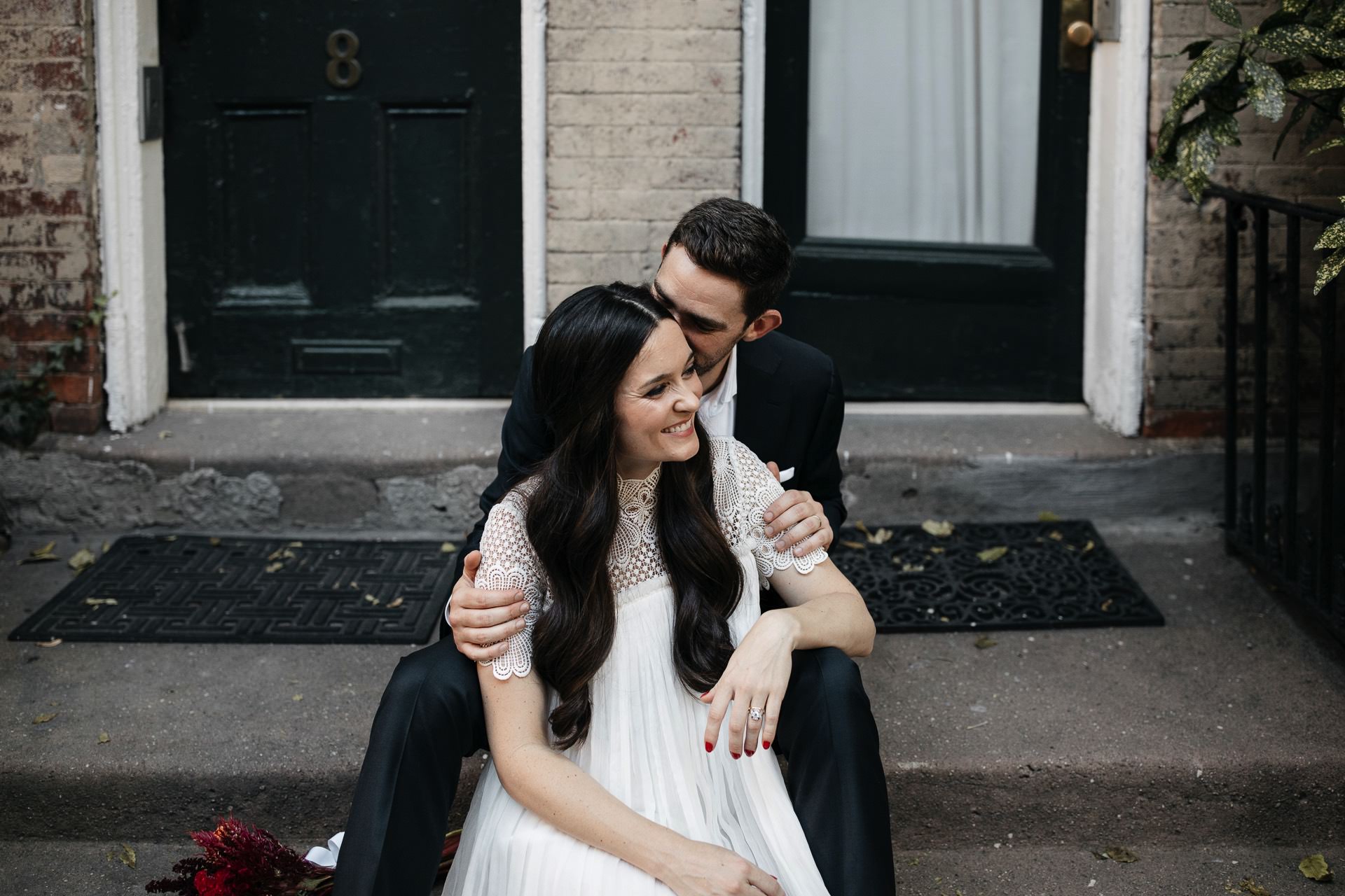 Emmy & Jesse Intimate New York Elopement in West Village, New York, by Jean-Laurent Gaudy