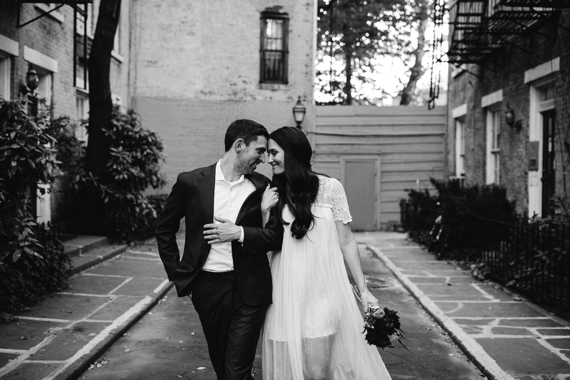 Emmy & Jesse Intimate New York Elopement in West Village, New York, by Jean-Laurent Gaudy