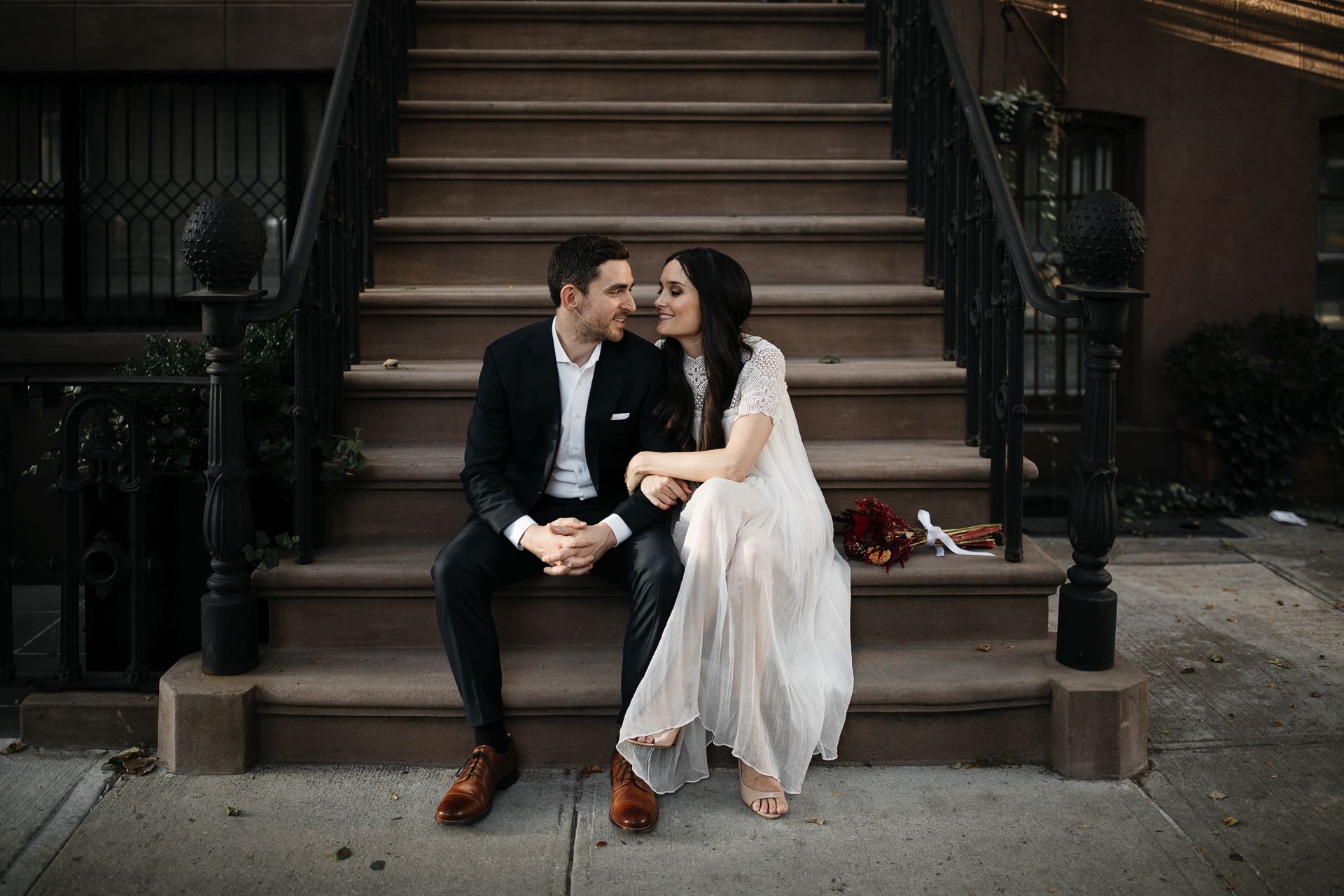 Emmy & Jesse Intimate New York Elopement in West Village, New York, by Jean-Laurent Gaudy