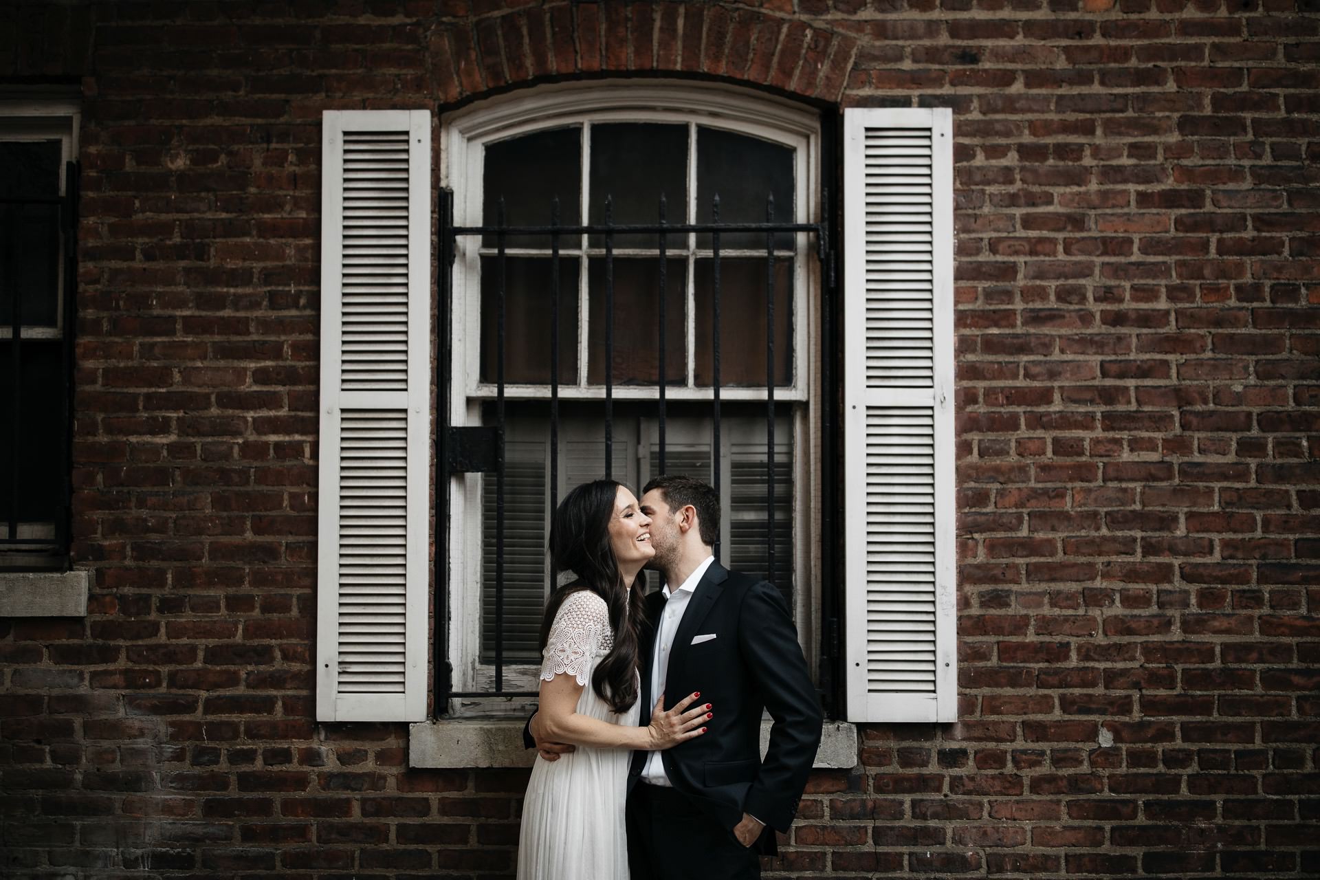 Emmy & Jesse Intimate New York Elopement in West Village, New York, by Jean-Laurent Gaudy