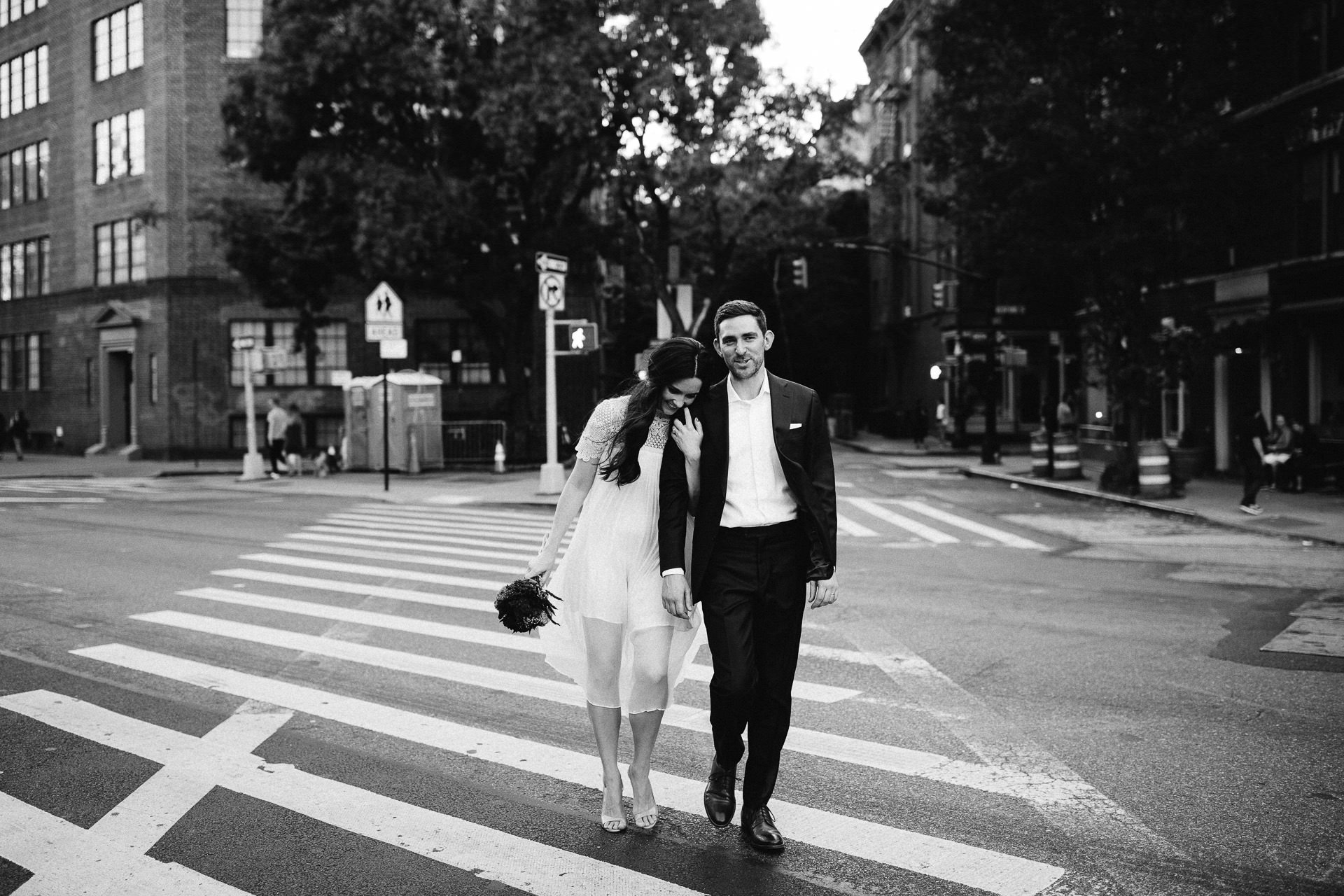 Emmy & Jesse Intimate New York Elopement in West Village, New York, by Jean-Laurent Gaudy