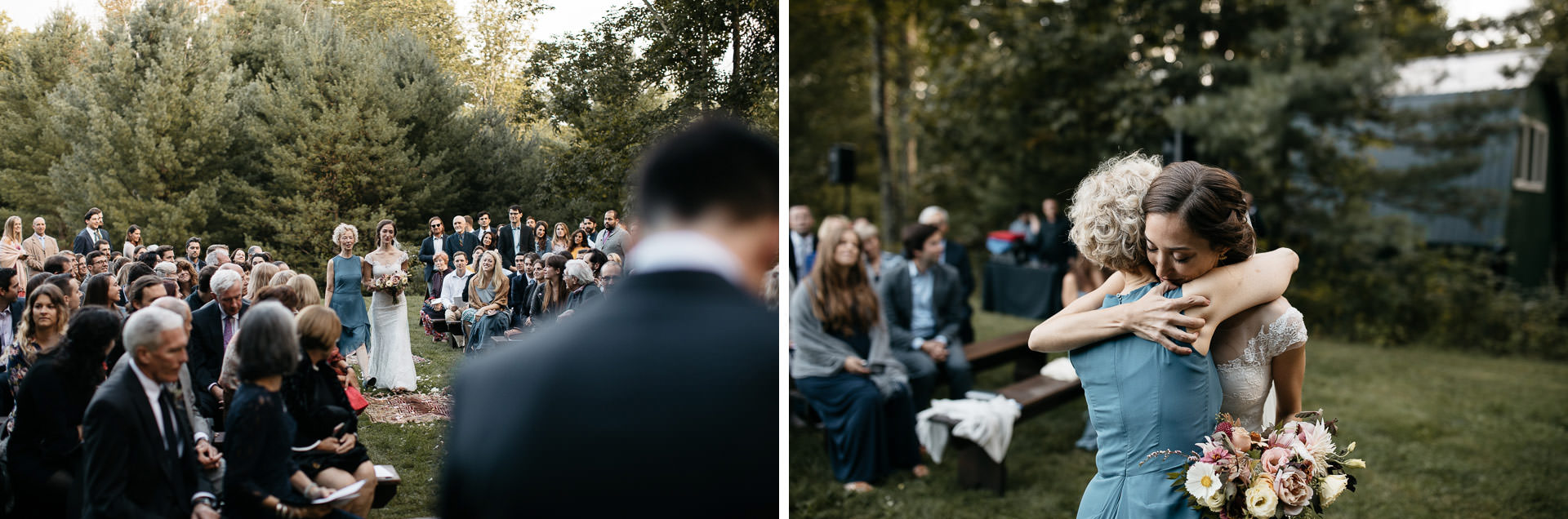 Isabel & Robbie Romantic Catskills Wedding in mount Tremper by Jean-Laurent Gaudy