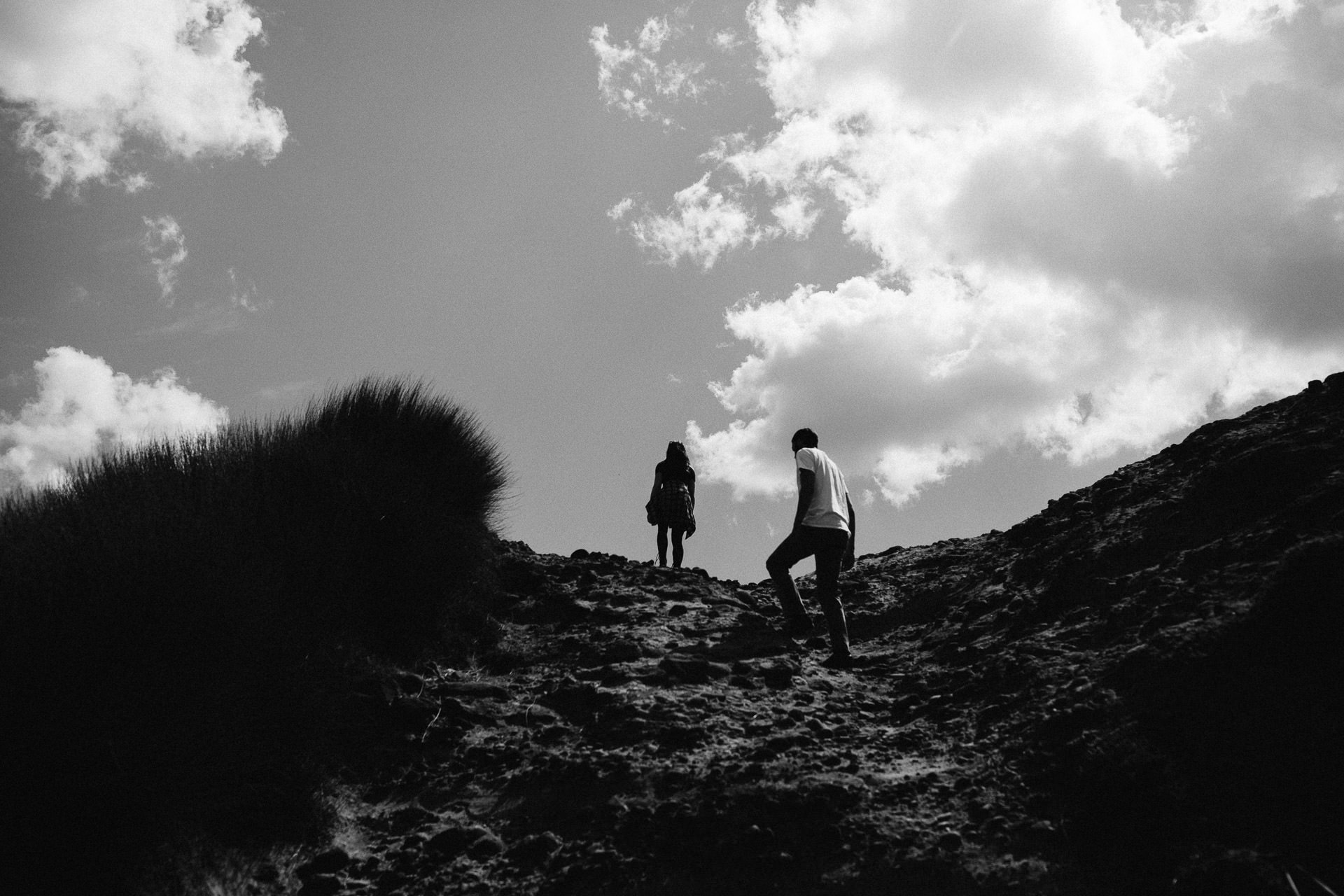 Amy & Daniel Piha Beach Engagement New Zealand by Jean-Laurent Gaudy