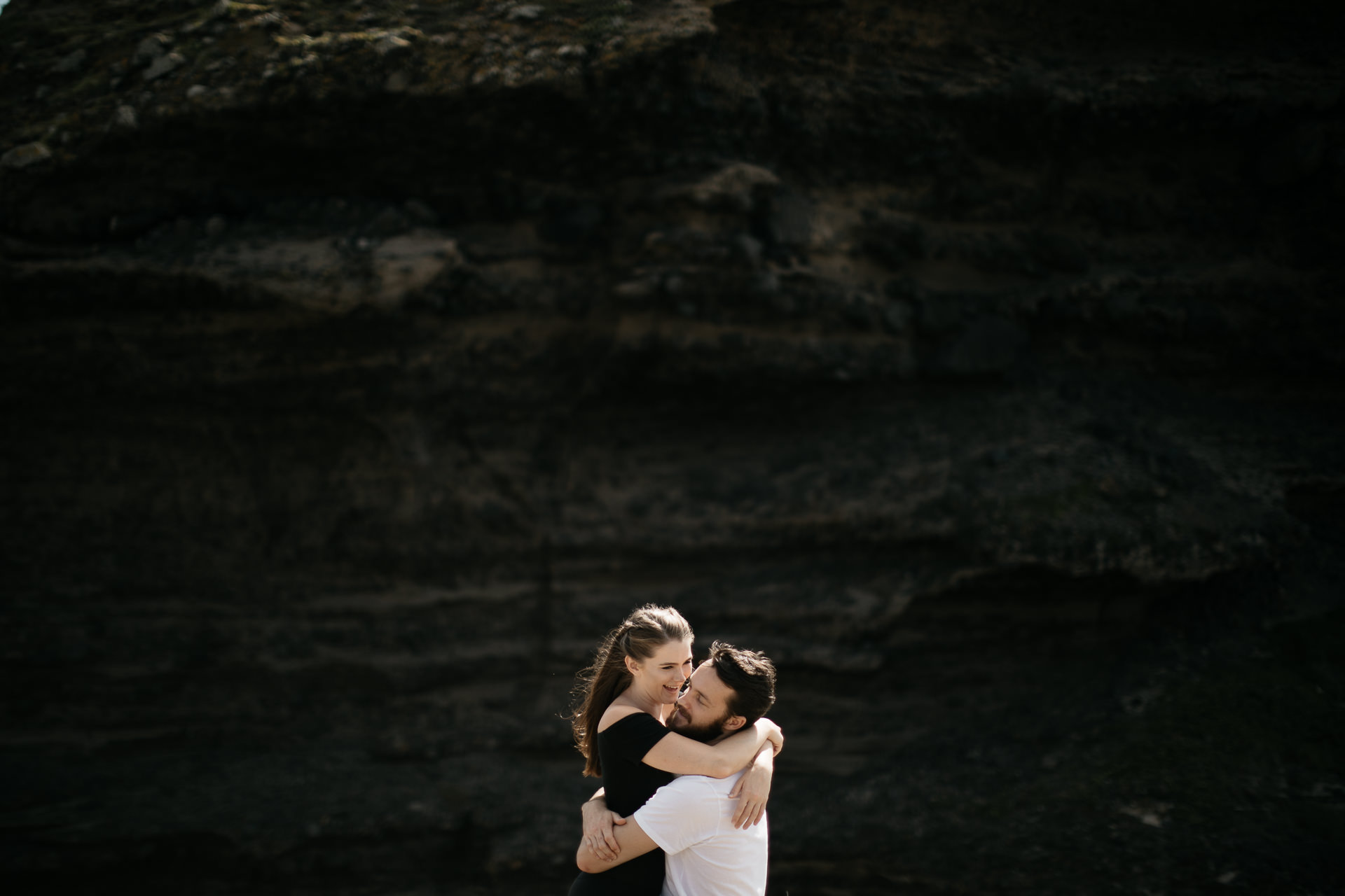 Amy & Daniel Piha Beach Engagement New Zealand by Jean-Laurent Gaudy