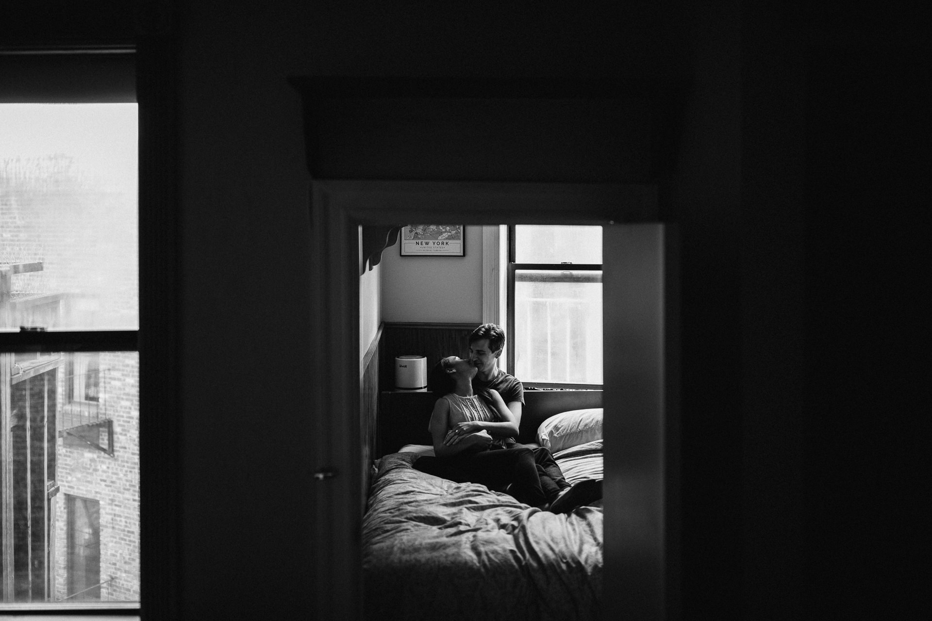 Kelly & Wells Engagement in West Village, New York, by Jean-Laurent Gaudy