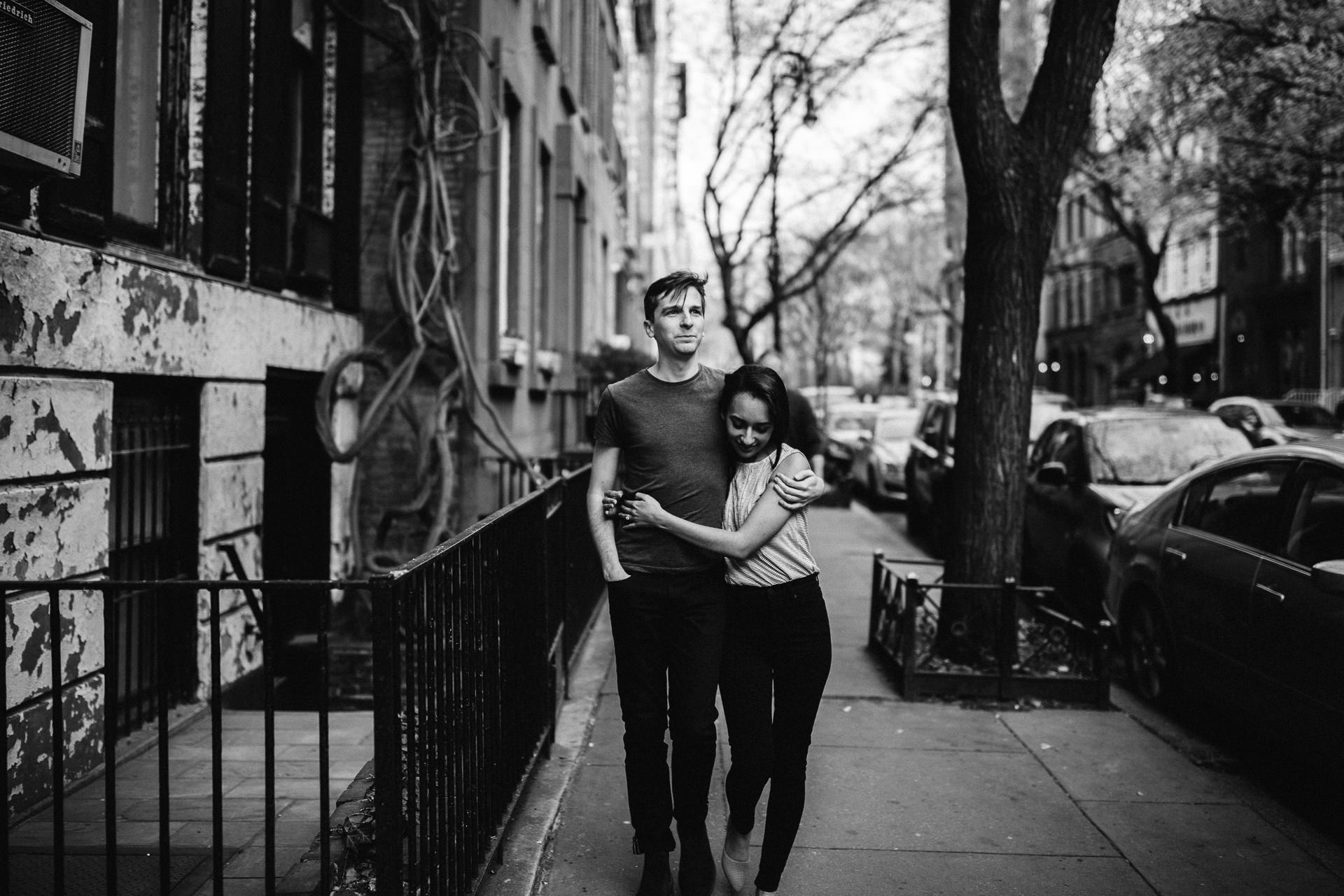 Kelly & Wells Engagement in West Village, New York, by Jean-Laurent Gaudy