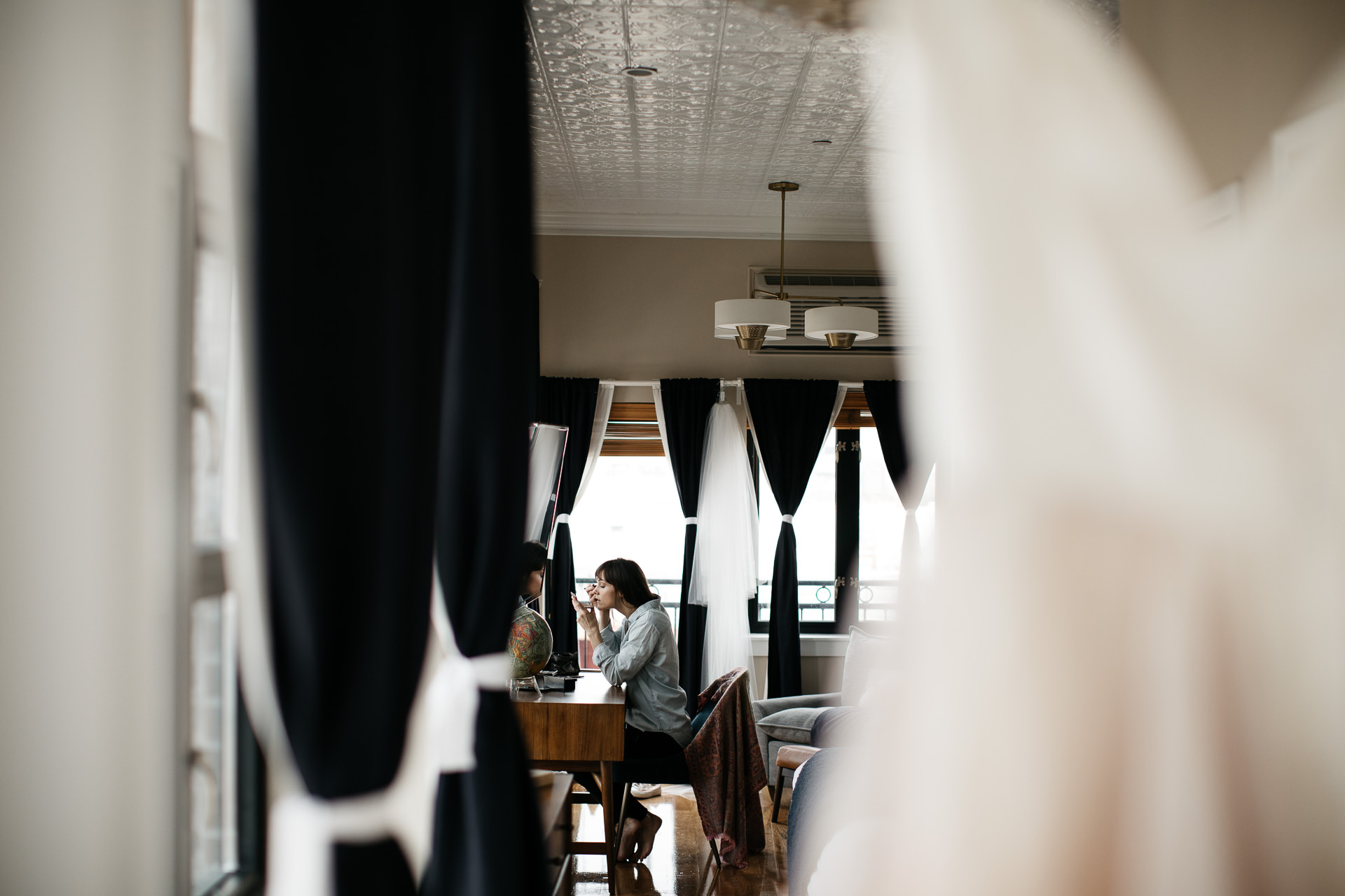 Courtney & Hank Wedding Wedding Brooklyn Box House Hotel, New York, by Jean-Laurent Gaudy