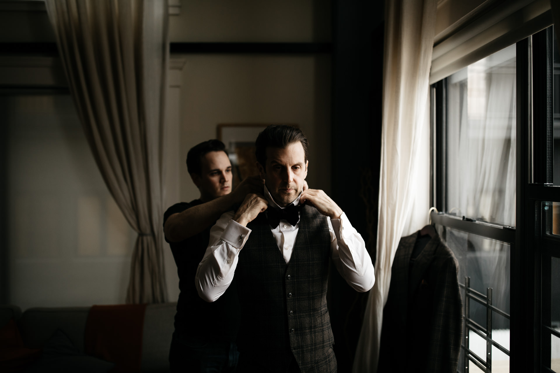 Courtney & Hank Wedding Wedding Brooklyn Box House Hotel, New York, by Jean-Laurent Gaudy