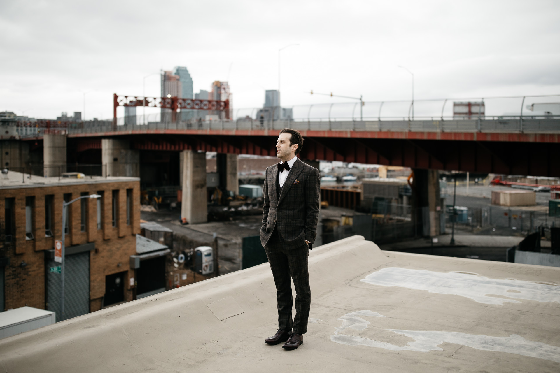 Courtney & Hank Wedding Wedding Brooklyn Box House Hotel, New York, by Jean-Laurent Gaudy