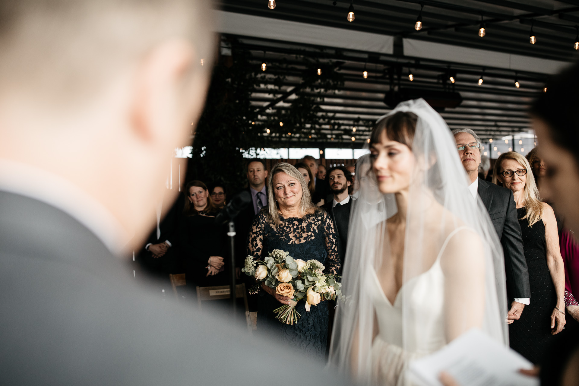 Courtney & Hank Wedding Wedding Brooklyn Box House Hotel, New York, by Jean-Laurent Gaudy