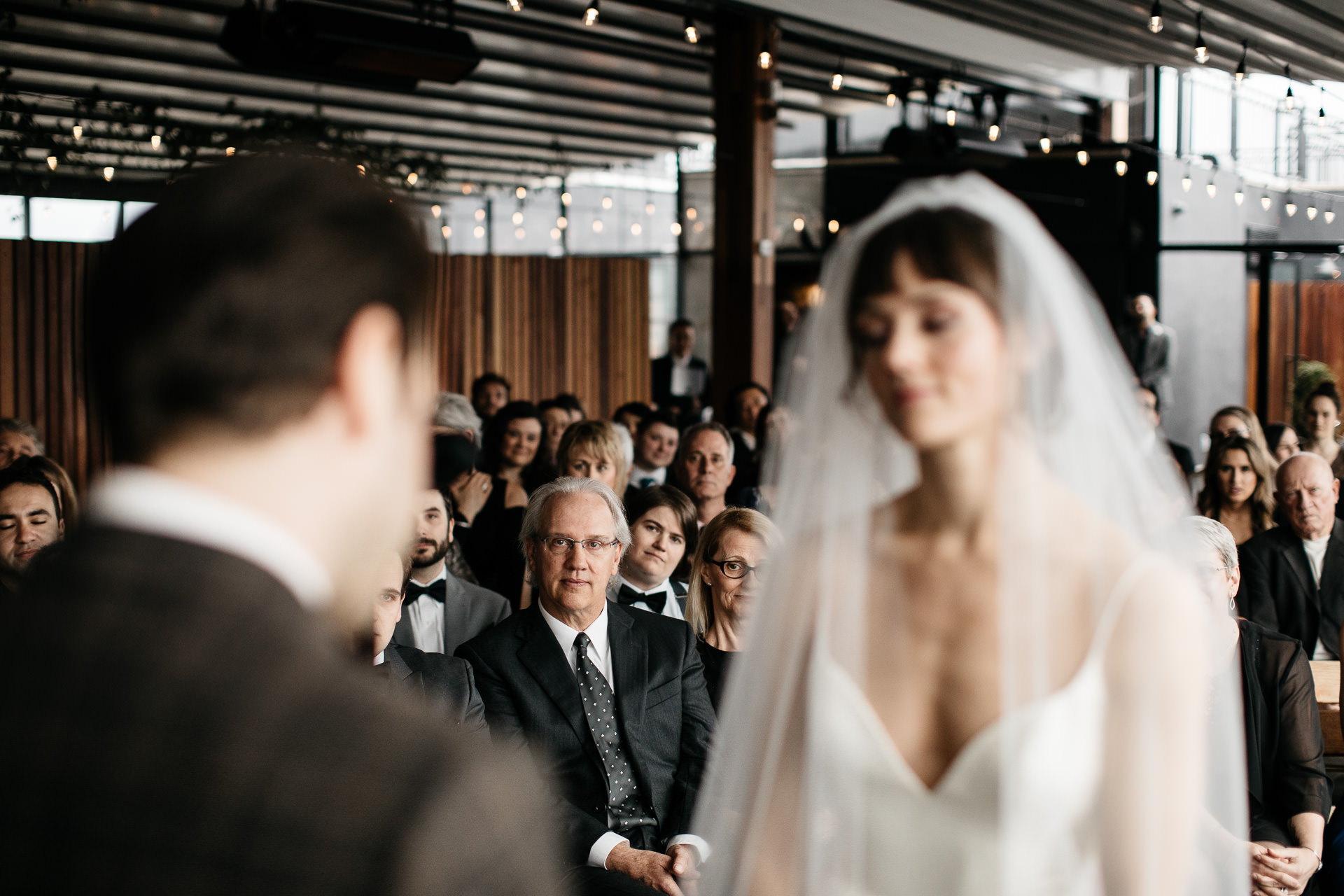 Courtney & Hank Wedding Wedding Brooklyn Box House Hotel, New York, by Jean-Laurent Gaudy