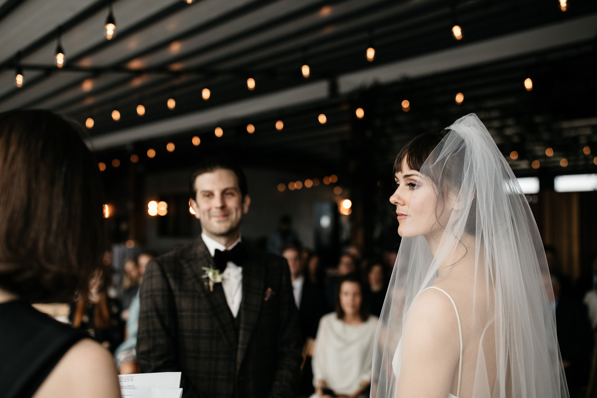 Courtney & Hank Wedding Wedding Brooklyn Box House Hotel, New York, by Jean-Laurent Gaudy