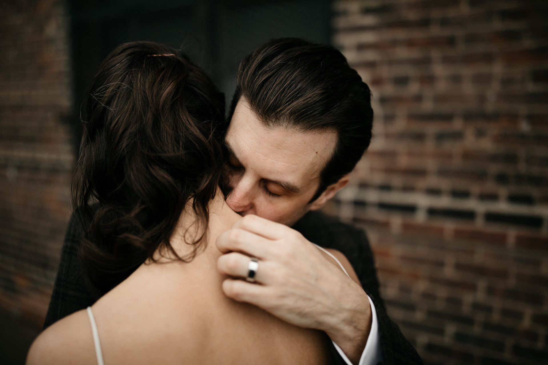 Courtney & Hank Wedding Wedding Brooklyn Box House Hotel, New York, by Jean-Laurent Gaudy