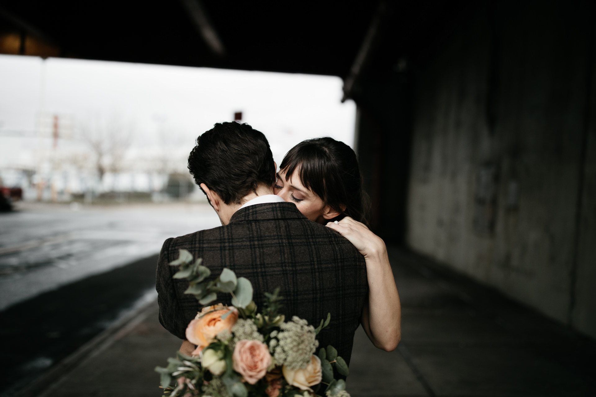Courtney & Hank Wedding Wedding Brooklyn Box House Hotel, New York, by Jean-Laurent Gaudy