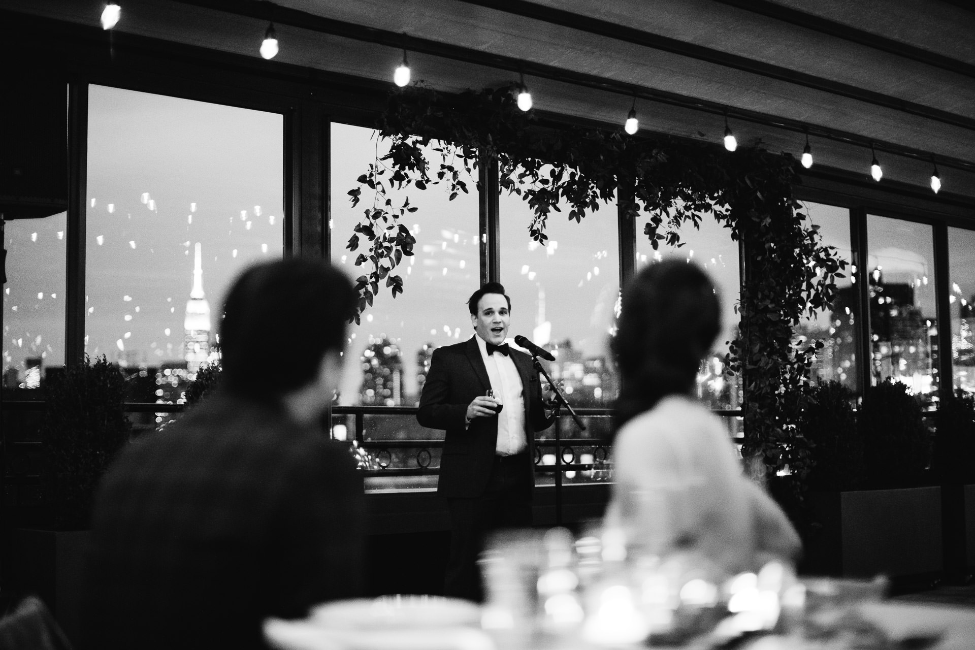 Courtney & Hank Wedding Wedding Brooklyn Box House Hotel, New York, by Jean-Laurent Gaudy