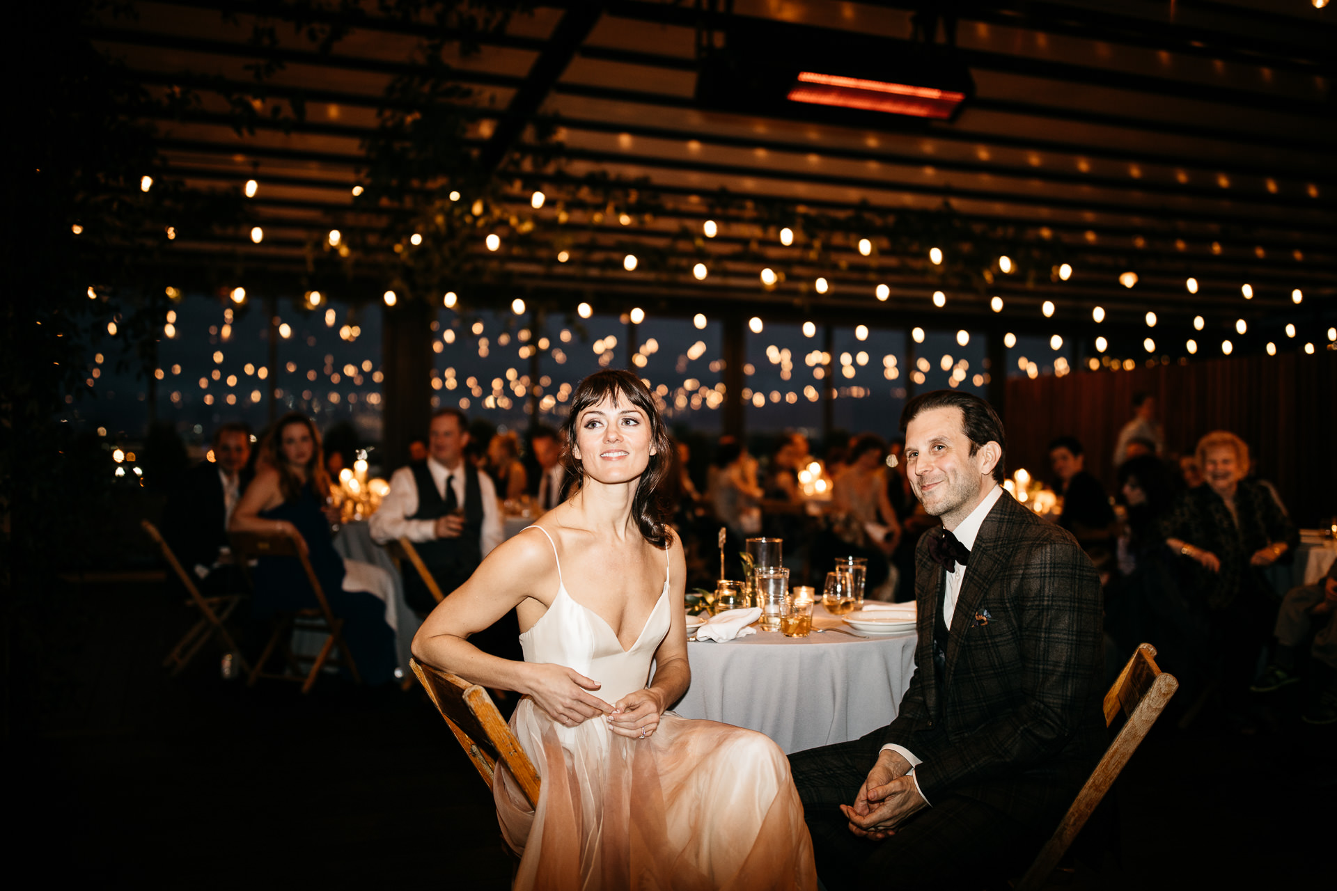Courtney & Hank Wedding Wedding Brooklyn Box House Hotel, New York, by Jean-Laurent Gaudy