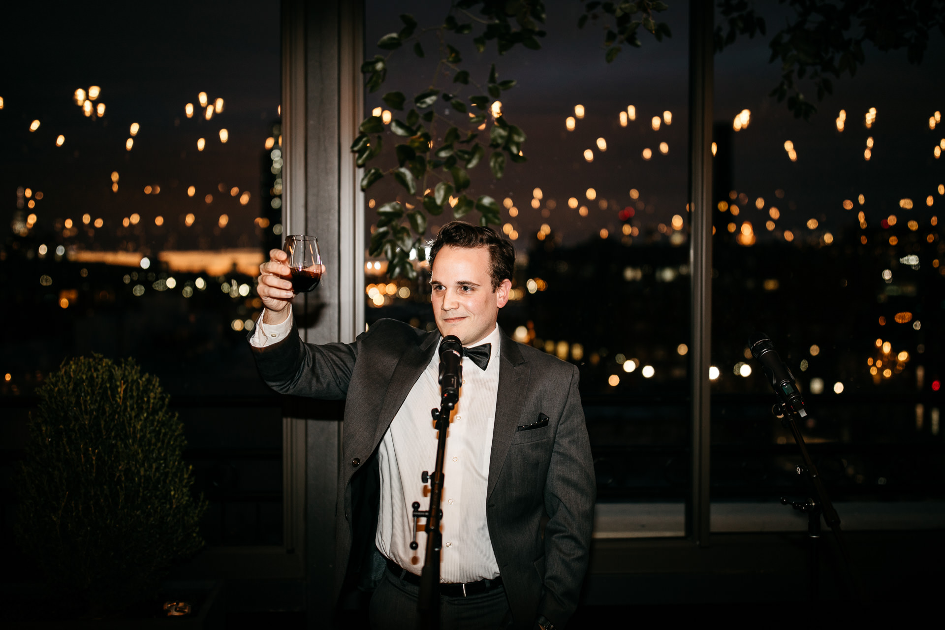 Courtney & Hank Wedding Wedding Brooklyn Box House Hotel, New York, by Jean-Laurent Gaudy