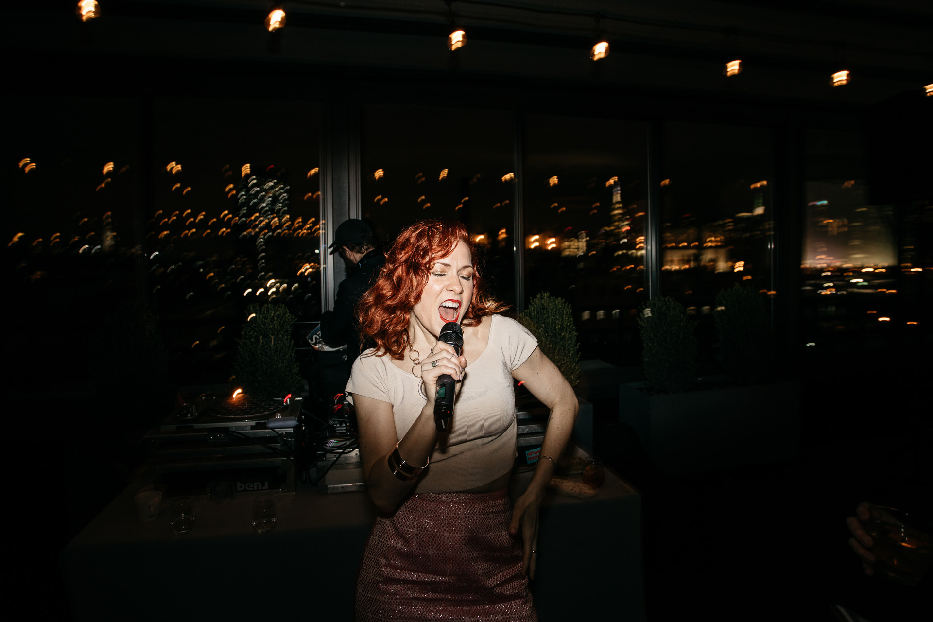 Courtney & Hank Wedding Wedding Brooklyn Box House Hotel, New York, by Jean-Laurent Gaudy