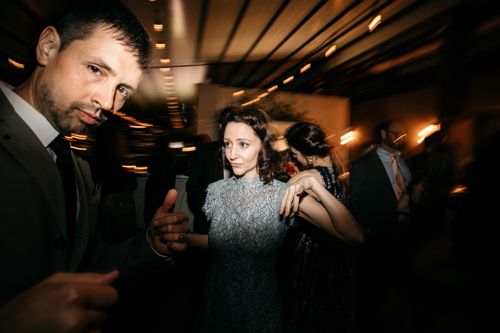 Courtney & Hank Wedding Wedding Brooklyn Box House Hotel, New York, by Jean-Laurent Gaudy