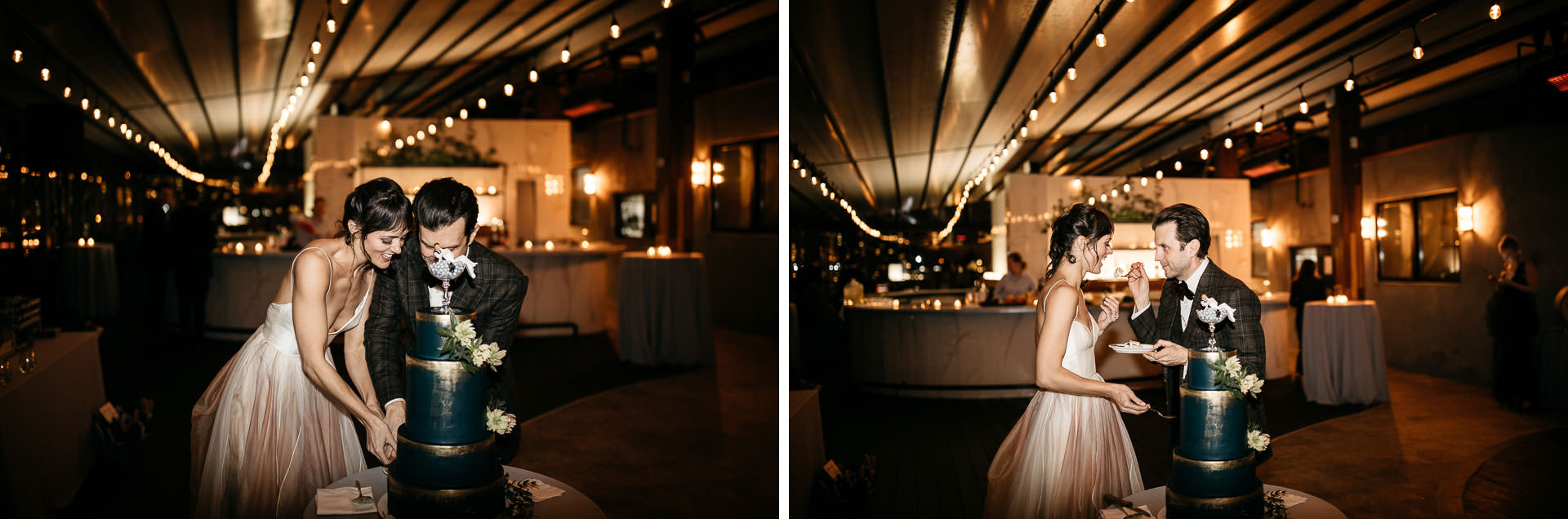 Courtney & Hank Wedding Wedding Brooklyn Box House Hotel, New York, by Jean-Laurent Gaudy