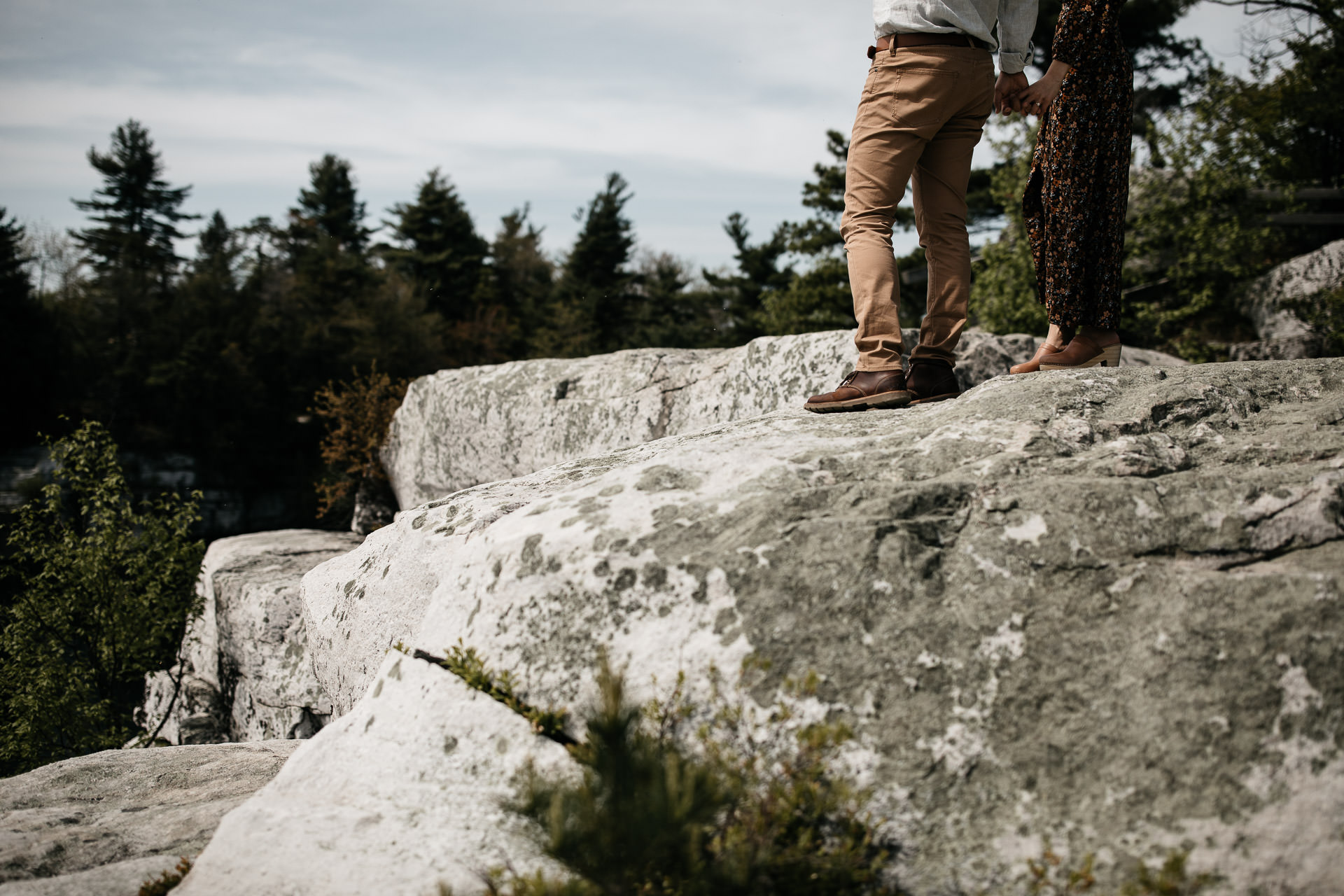 Jinie & Peter's Engagement in Catskills Minnewaska State Park, New York, by Jean-Laurent Gaudy