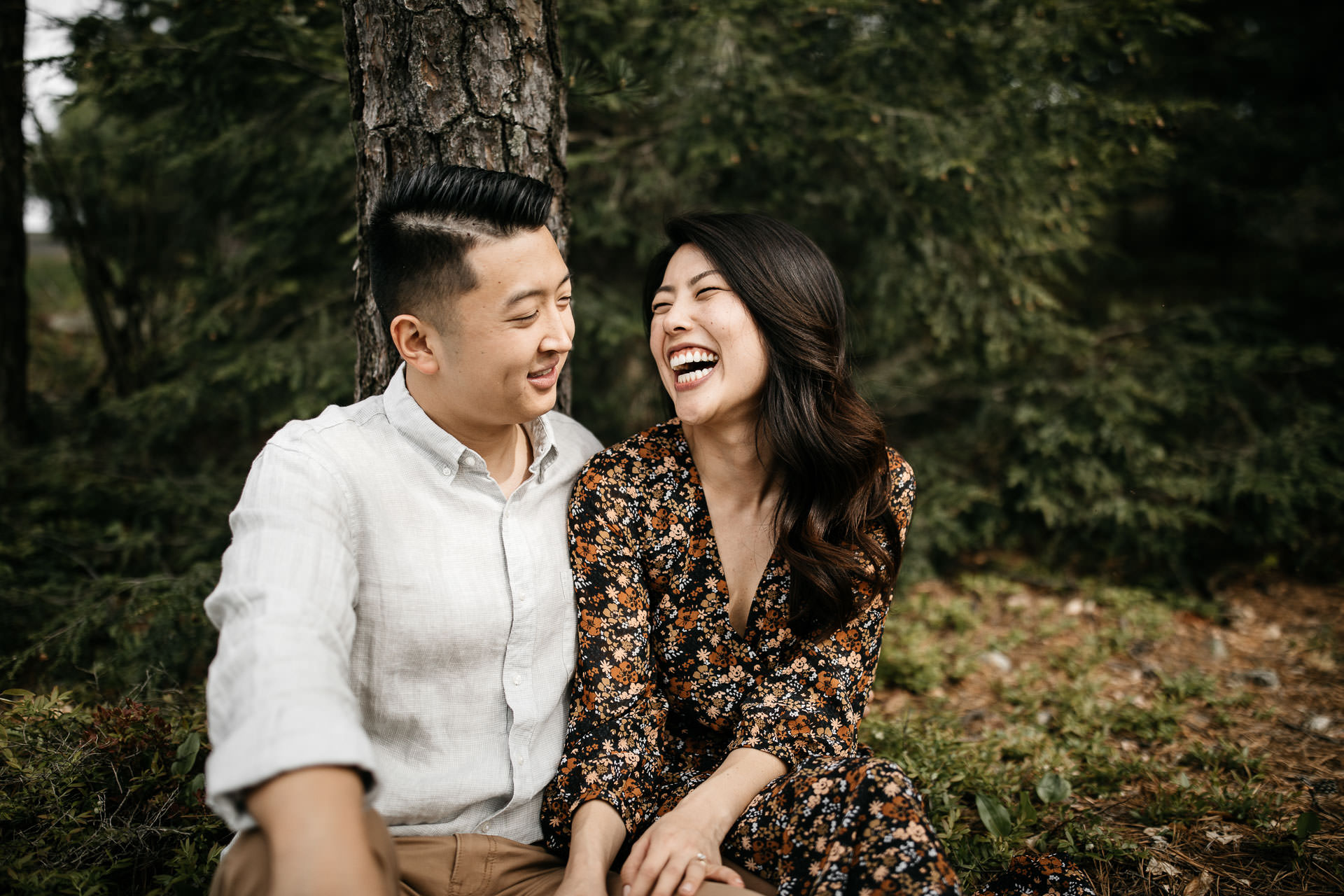 Jinie & Peter's Engagement in Catskills Minnewaska State Park, New York, by Jean-Laurent Gaudy